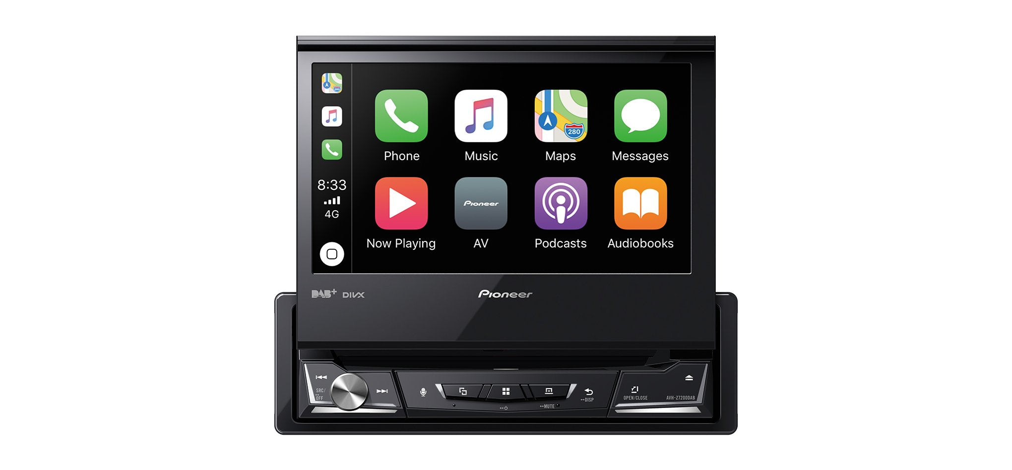 Pioneer Avh-Z7200dab Receptor Multimedia Bluetooth/Cd/Usb/Spotify/Android/Ios 7" Táctil