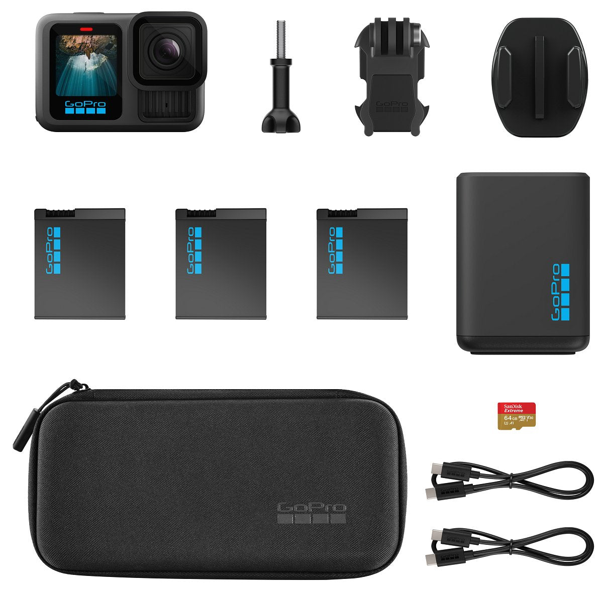 EAN 810116383931 - GoPro HERO13 Extended Power Bundle cámara para deporte de acción 27,6 MP 5.3K Ultra HD CMOS 25,4 / 1,9 mm imagen 2