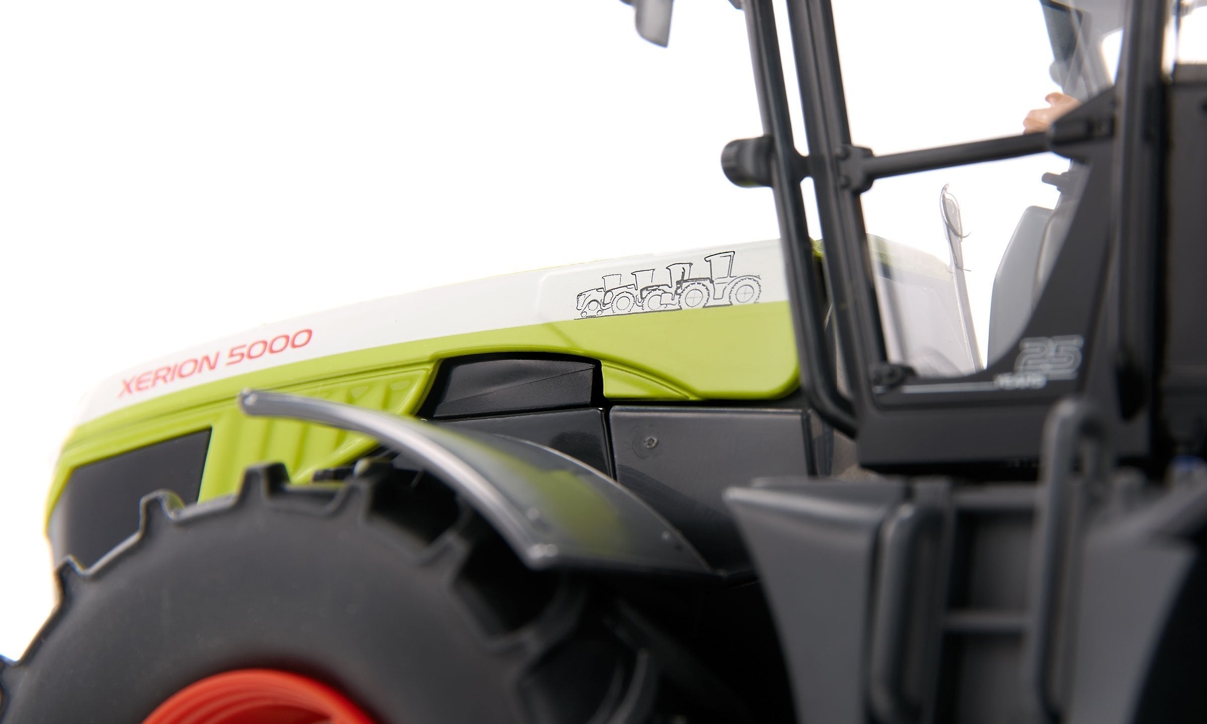 Siku Control Claas Xerion 5000 Trac Vc, Rc Modelo Aniversario 25 Años De Claas Xerion 10678800000