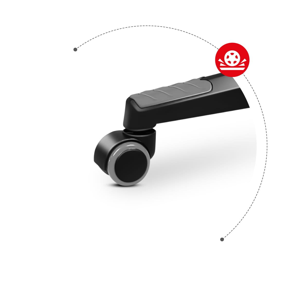 EAN 5903796010817 - Huzaro Combat 5.0 Silla para videojuegos de PC Asiento de malla Negro, Gris imagen 12