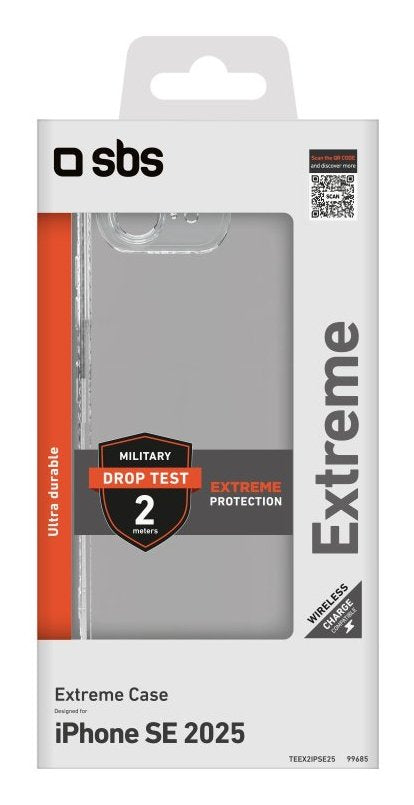 Sbs Extreme 2 Cover Iphone 16e Transparent