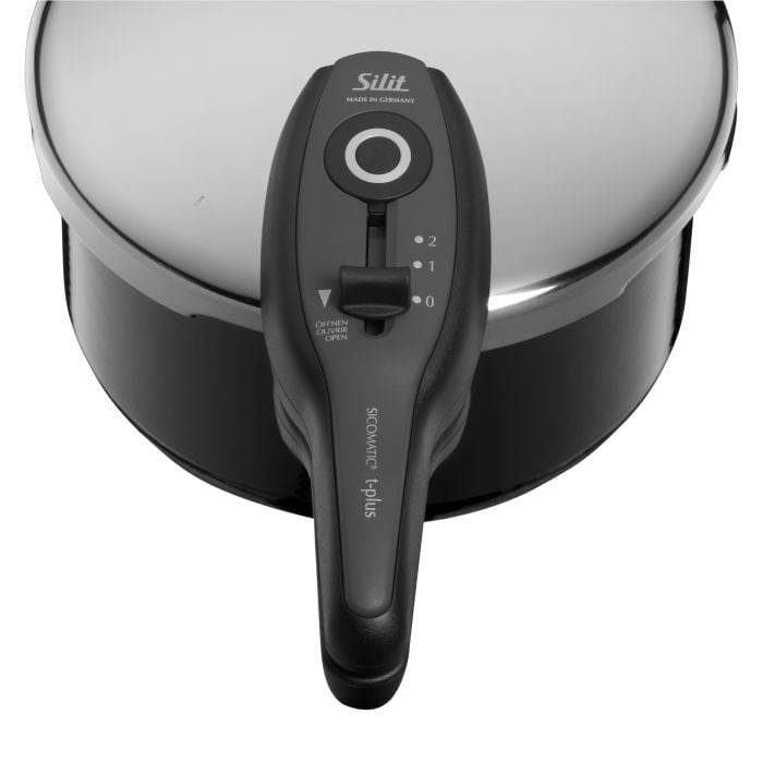 Silit Silargan Sicomatic T-Plus Schnellkochtopf-Set (Negro, Ø 22 Cm, 4,5 L Y 3,0 L) 2129304111