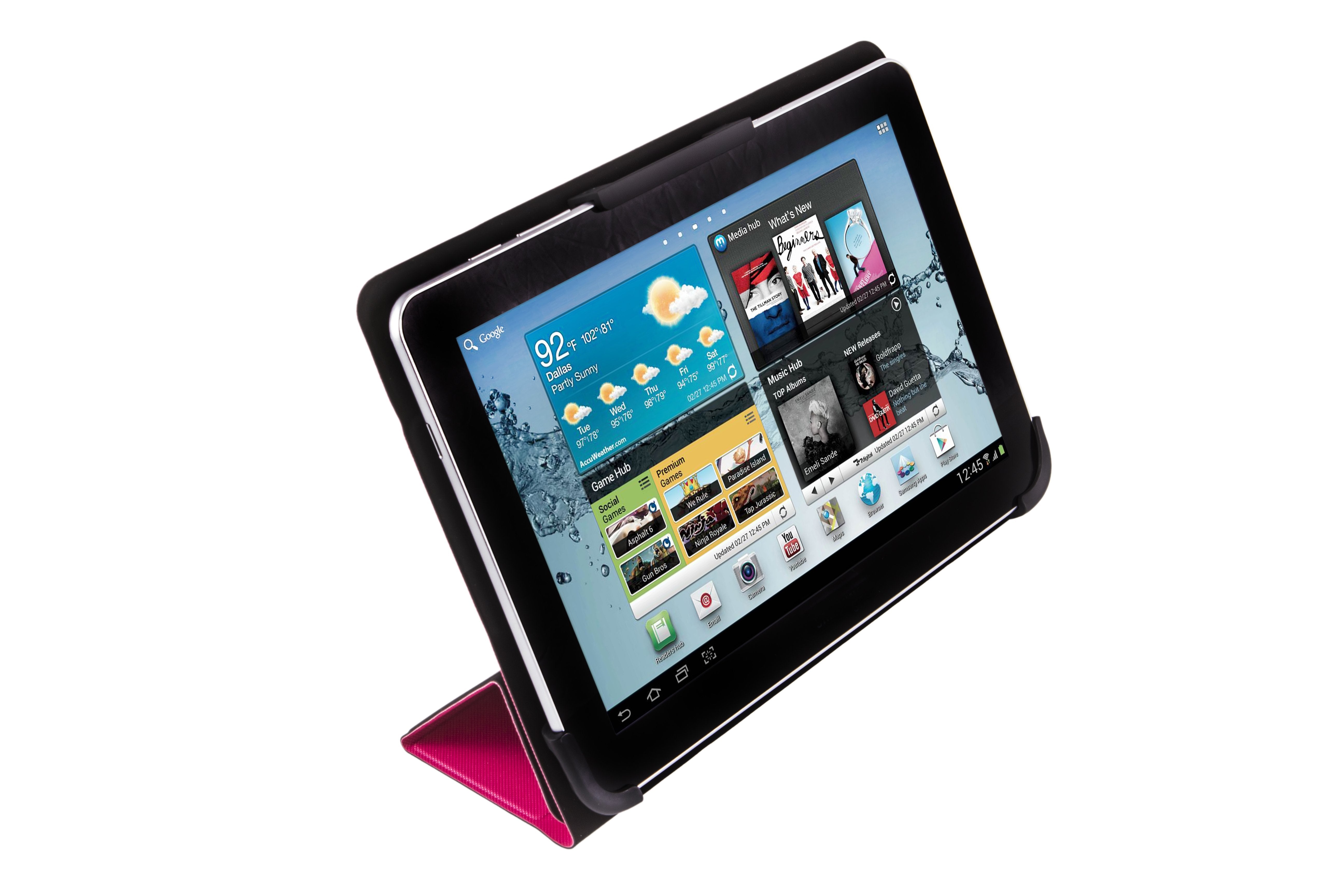 Funda Universal Camera Pro Silver Ht Para Tablet 9.10.1" Rosa