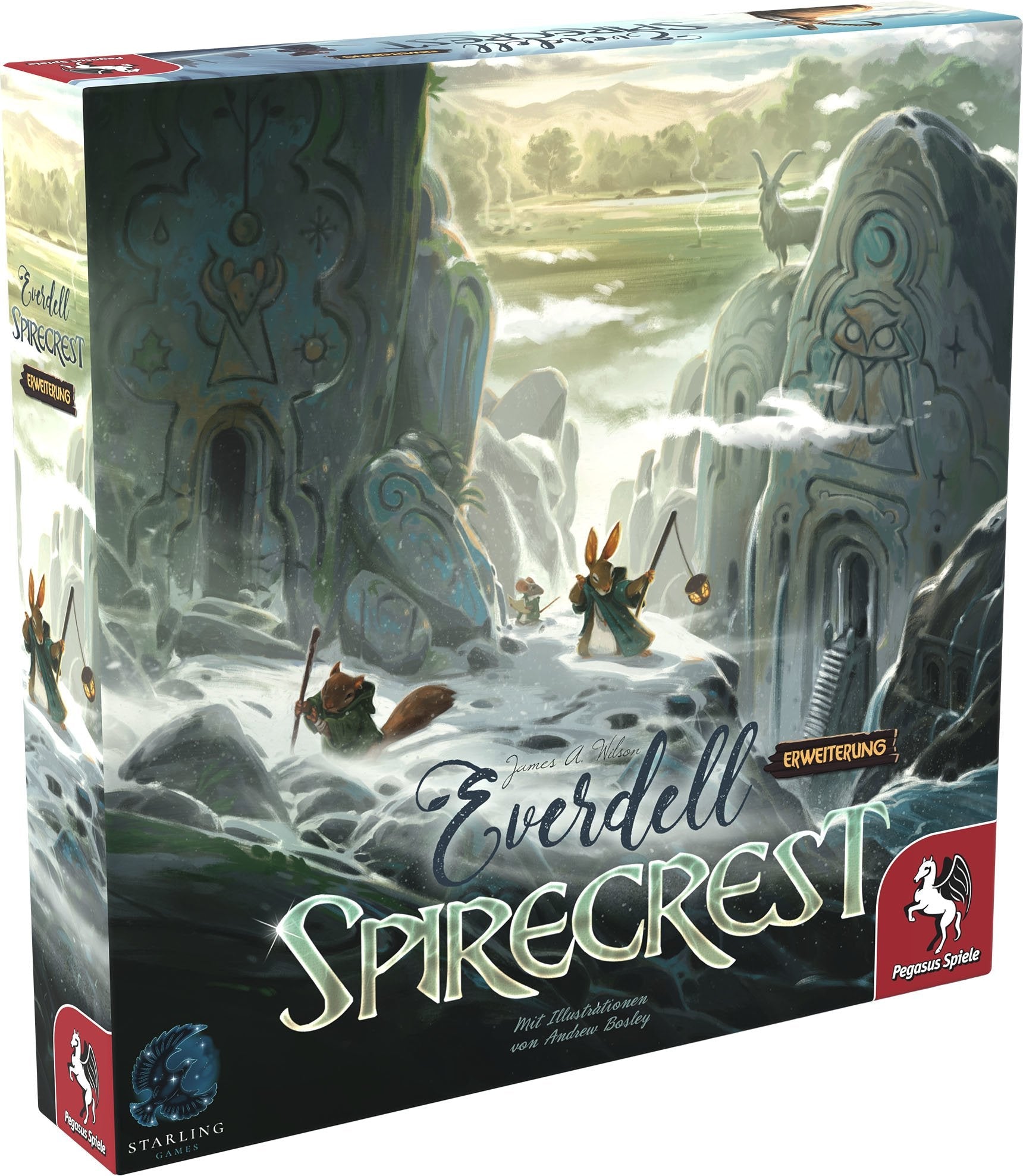 Pegasus Everdell: Spirecrest, Extensión Del Juego De Mesa 57603g