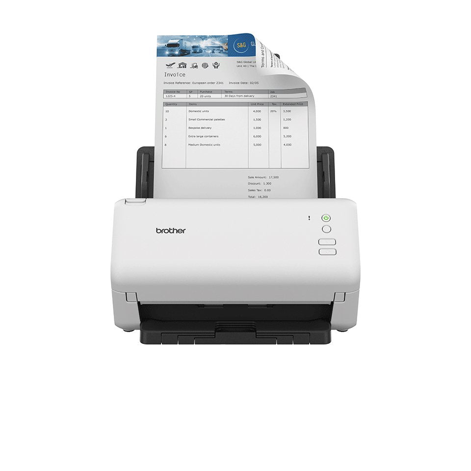 Scanner De Documentos De Sobremesa Brother Ads-4100 Color, Con Cable