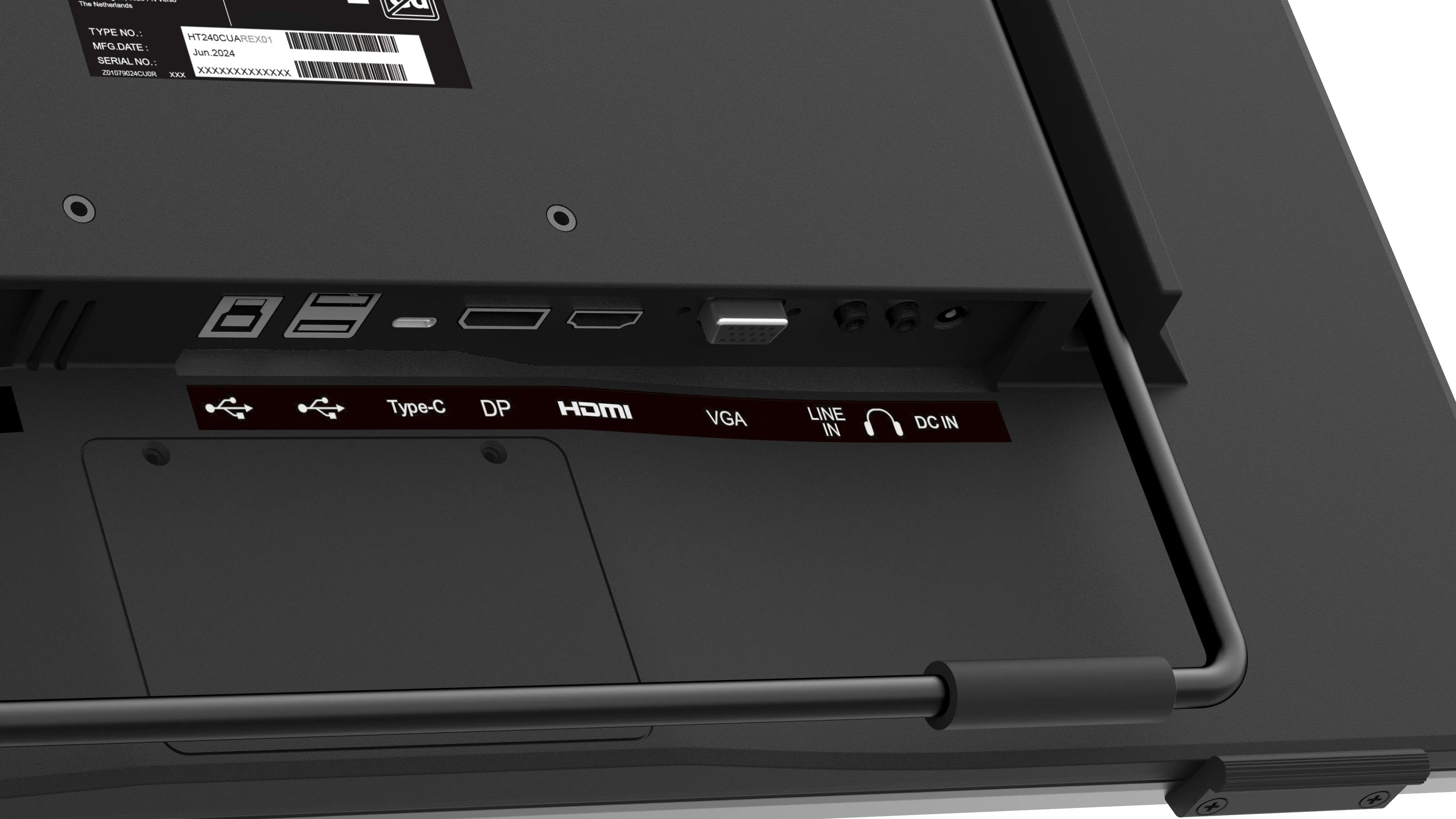 EAN 4711404024719 - Hannspree HT240CUA pantalla para PC 60,5 cm (23.8") 1920 x 1080 Pixeles Full HD LED Pantalla táctil Negro imagen 8