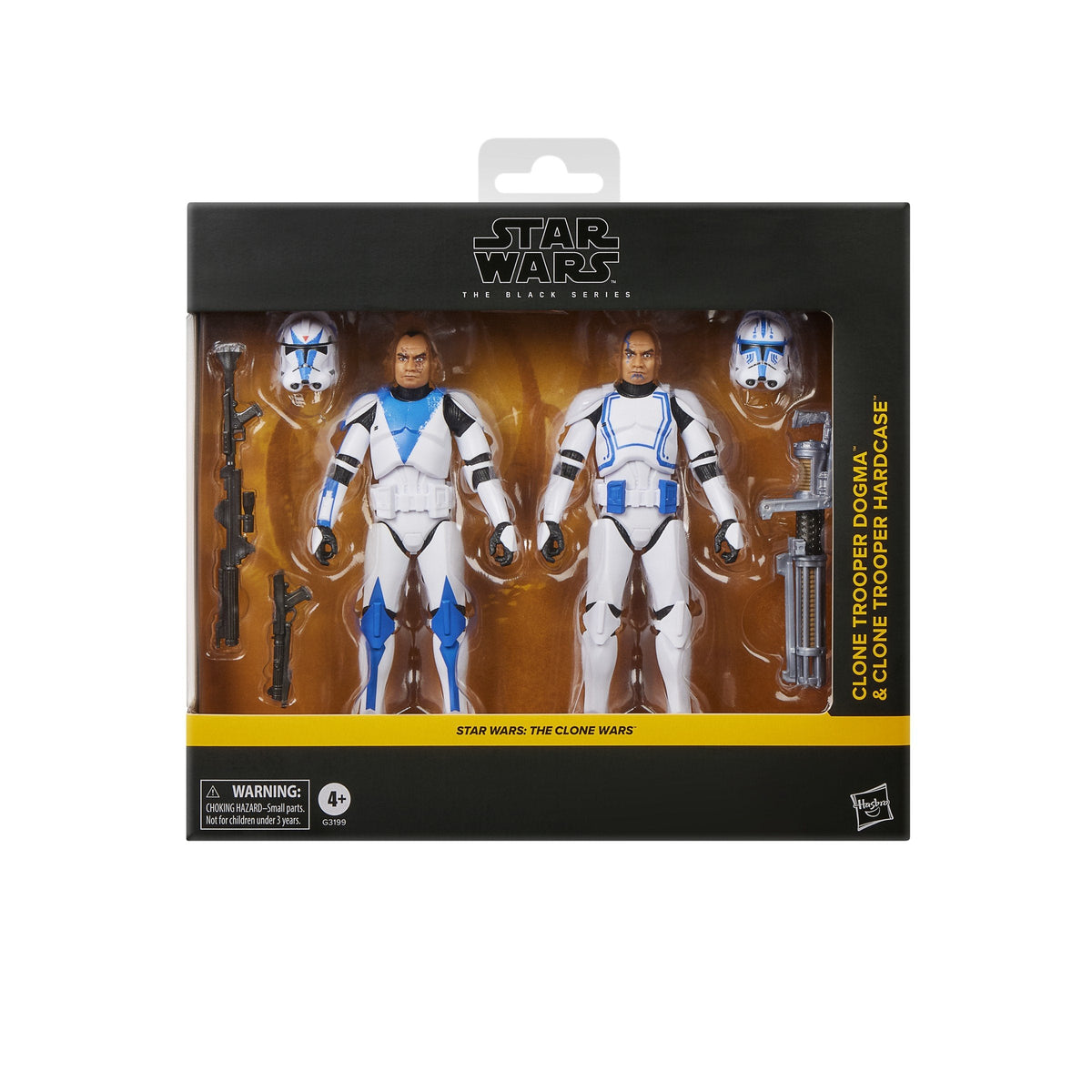 Blister 2 Figuras Clone Trooper Dogma & Clone Trooper Hardcase Star Wars 15cm