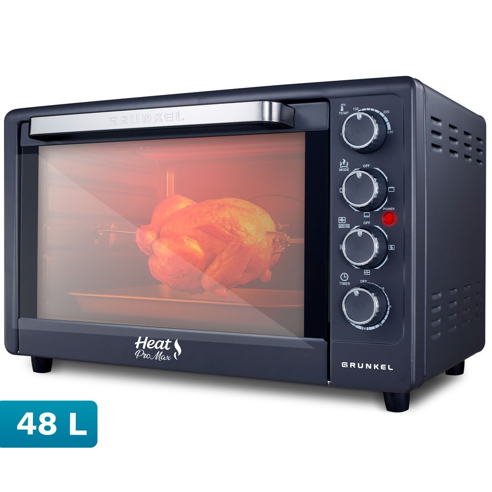 Horno De Sobremesa Grunkel Hr-48promax 2200w Capacidad 48l Negro