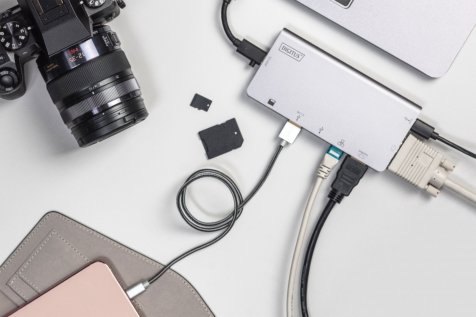 Digitus Dock Station Usb-C 8x Puertos Gris