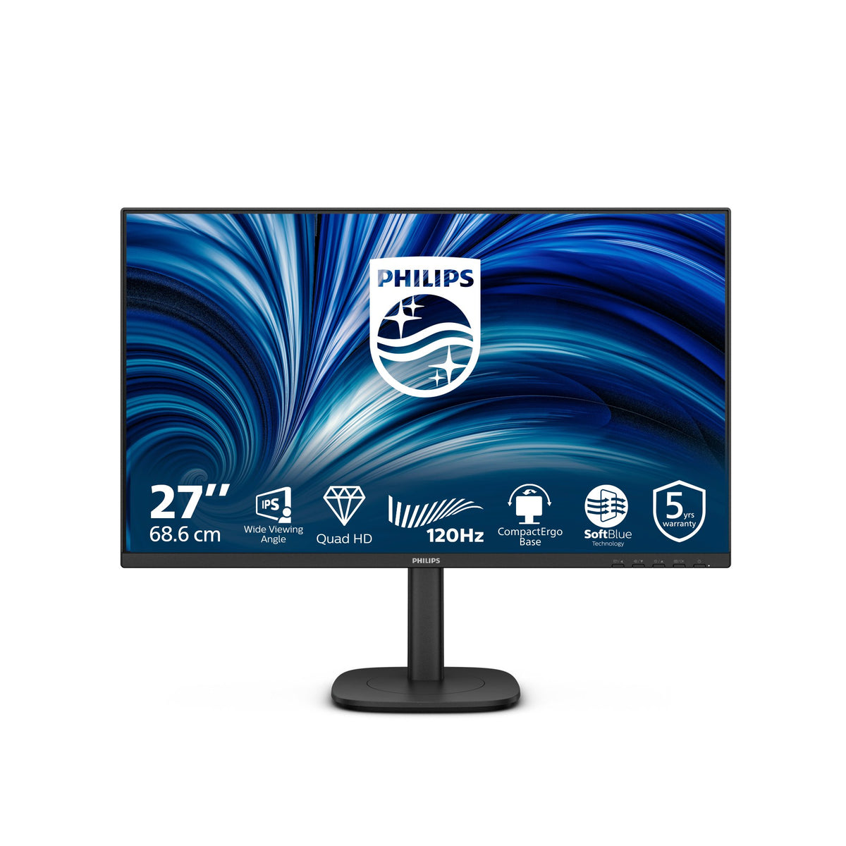 EAN 8721038002294 - Philips 27B2N3500J/00 pantalla para PC 68,6 cm (27") 2560 x 1440 Pixeles 2K LCD Negro imagen 3