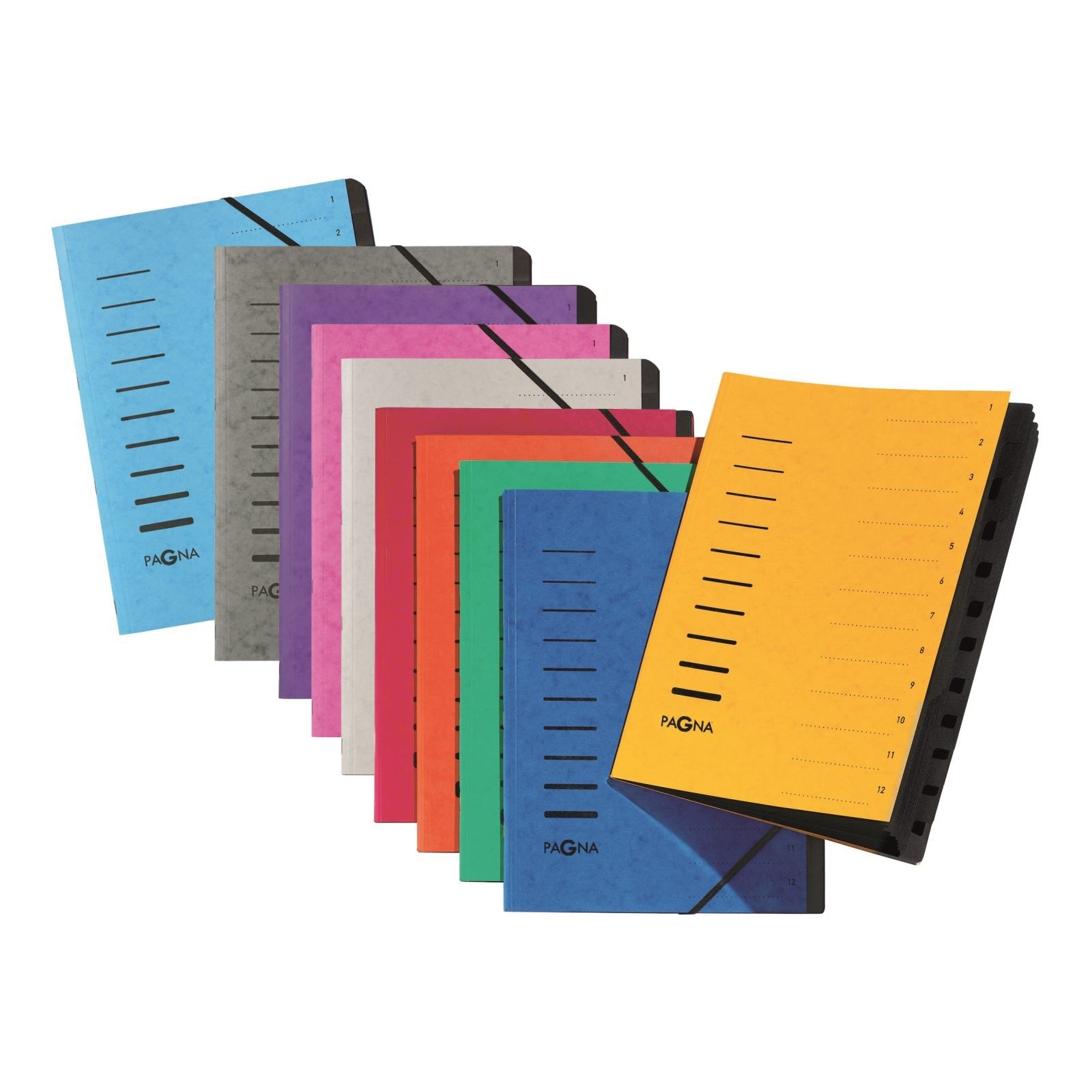 Pagna Carpeta Organizadora 7 Compartimentos 1-7 Blanco