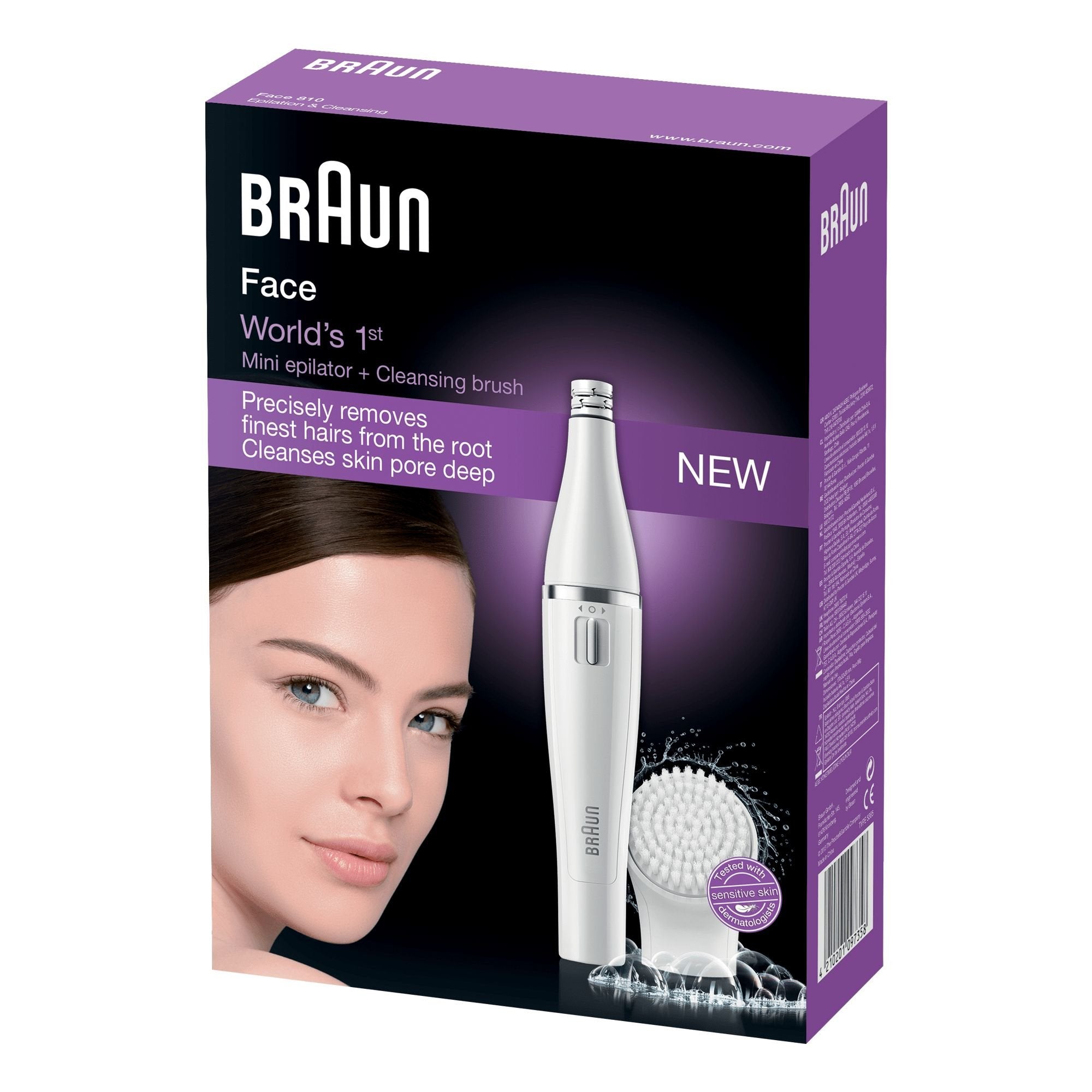 Braun Face 810 Depiladora + Limpiador De Cara