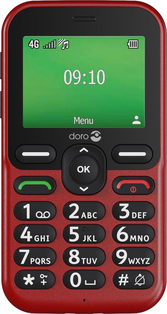 EAN 7322460089894 - Doro Leva E10 6,1 cm (2.4") 118,9 g Rojo Teléfono para personas mayores imagen 3