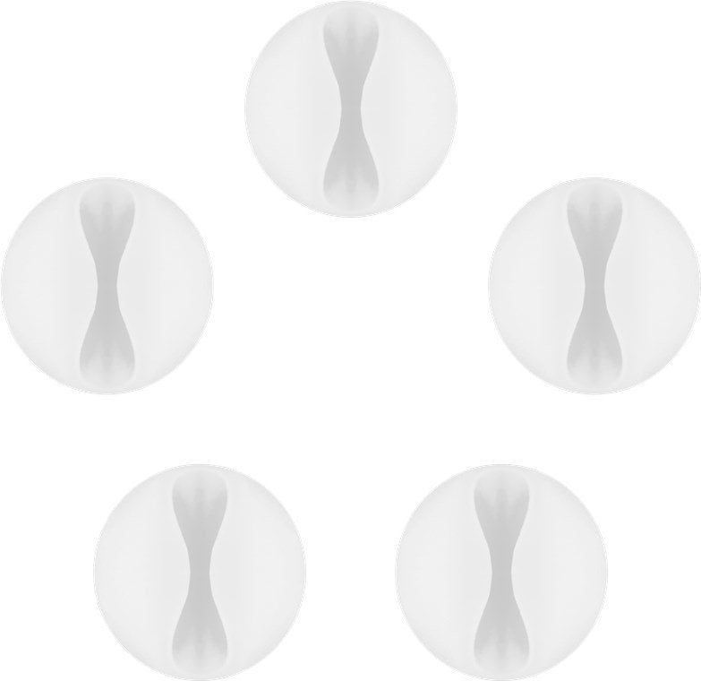 EAN 4040849951831 - Goobay 95183 organizador de cables Universal Soporte para cables Blanco 5 pieza(s) imagen 1