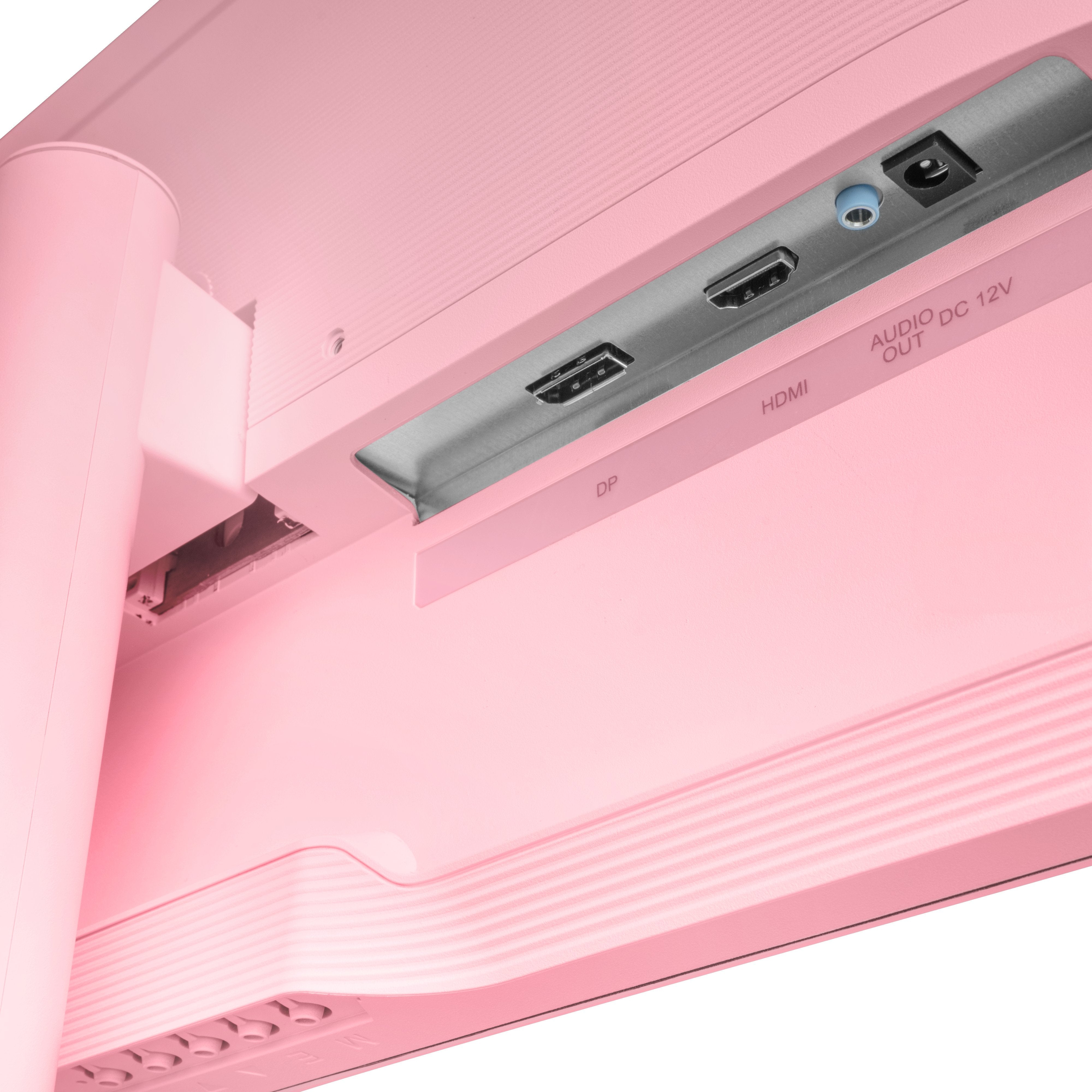 Monitor Gaming Mv-24 Slim 24''Ips Fhd Hdr10, 1ms Mprt, 120hz/ Hdmi, Displayport, Jack 3.5mm Y Altavoces Integrados Rosa Mars