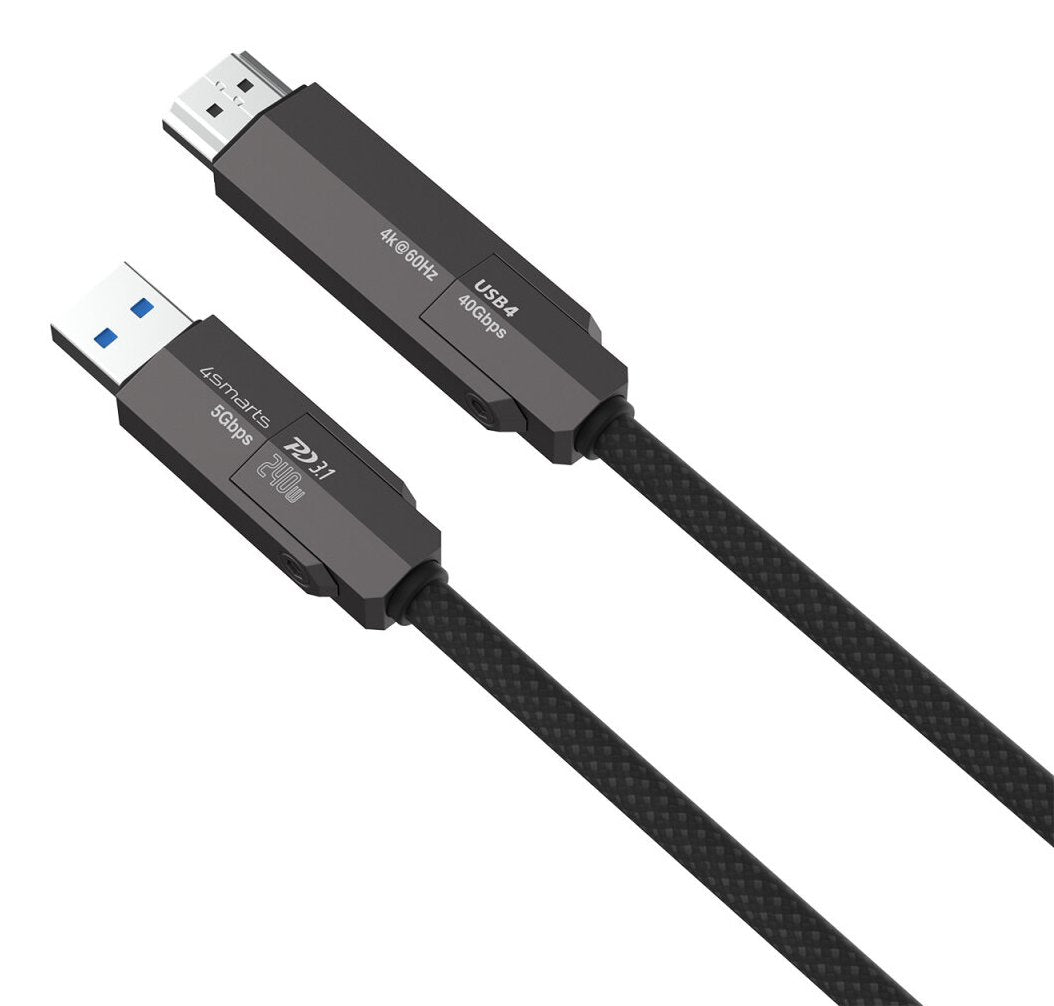 EAN 4252011911769 - 4smarts 549240 cable USB USB4 Gen 3x2 1,5 m USB C Negro imagen 7