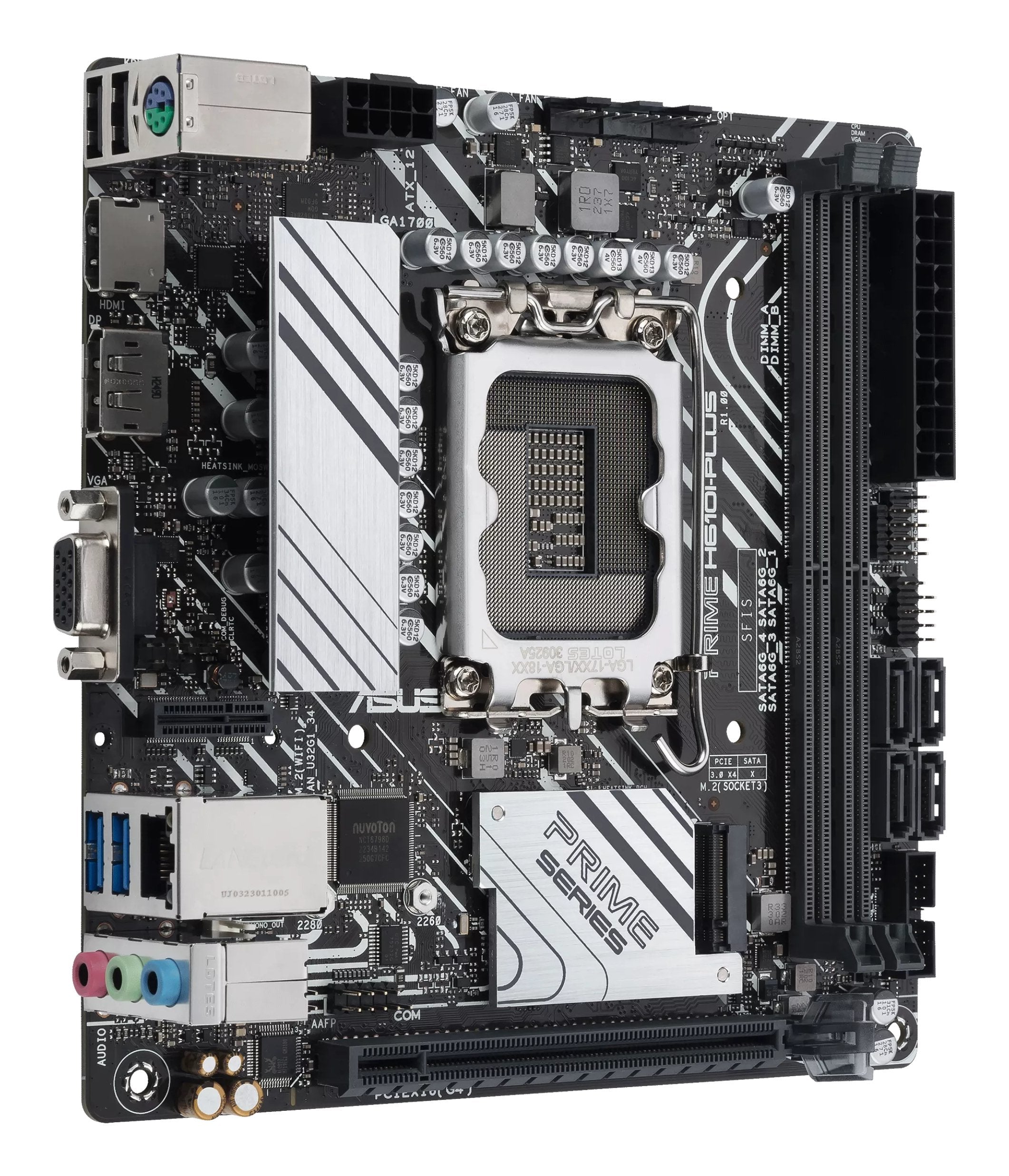 EAN 4711387330500 - ASUS PRIME H610I-PLUS-CSM Intel H610 LGA 1700 mini ITX imagen 3