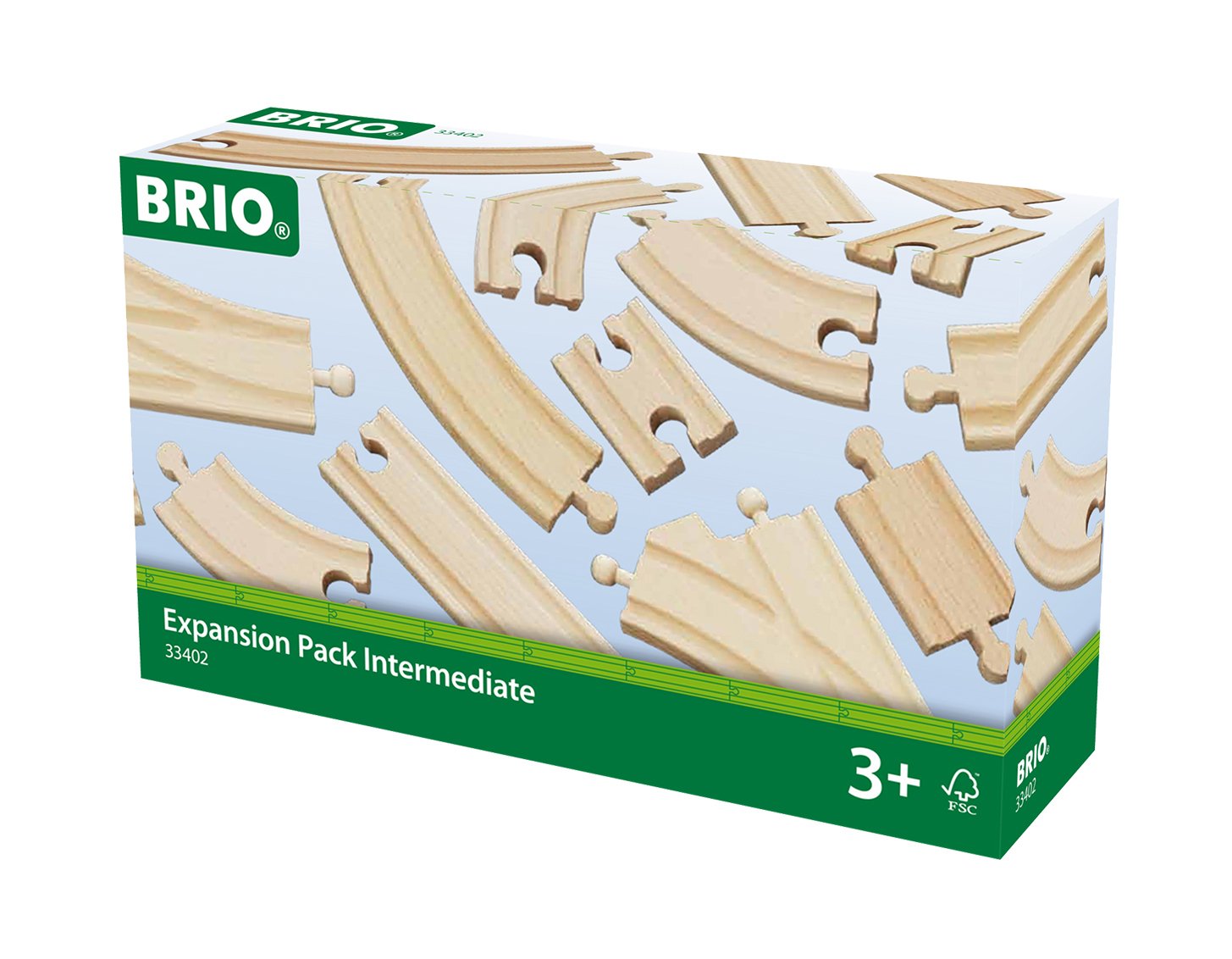 Brio World World Medium Rail Range, Wood Railway 33402