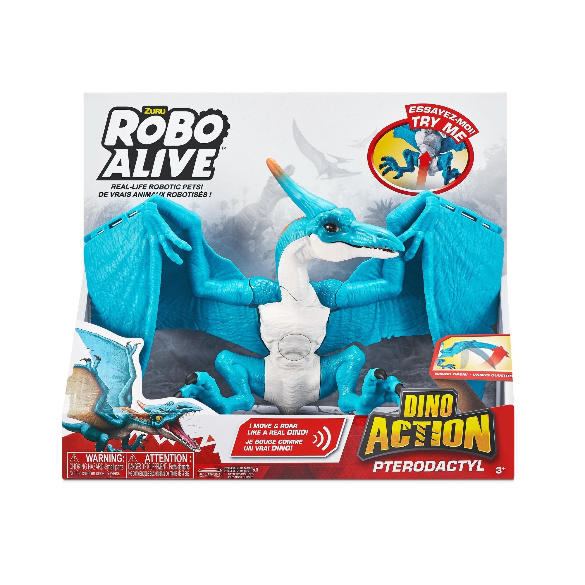 Zuru Robo Alive Dino Action Pteradactyl, Figura De Juguete 4894680021365.0