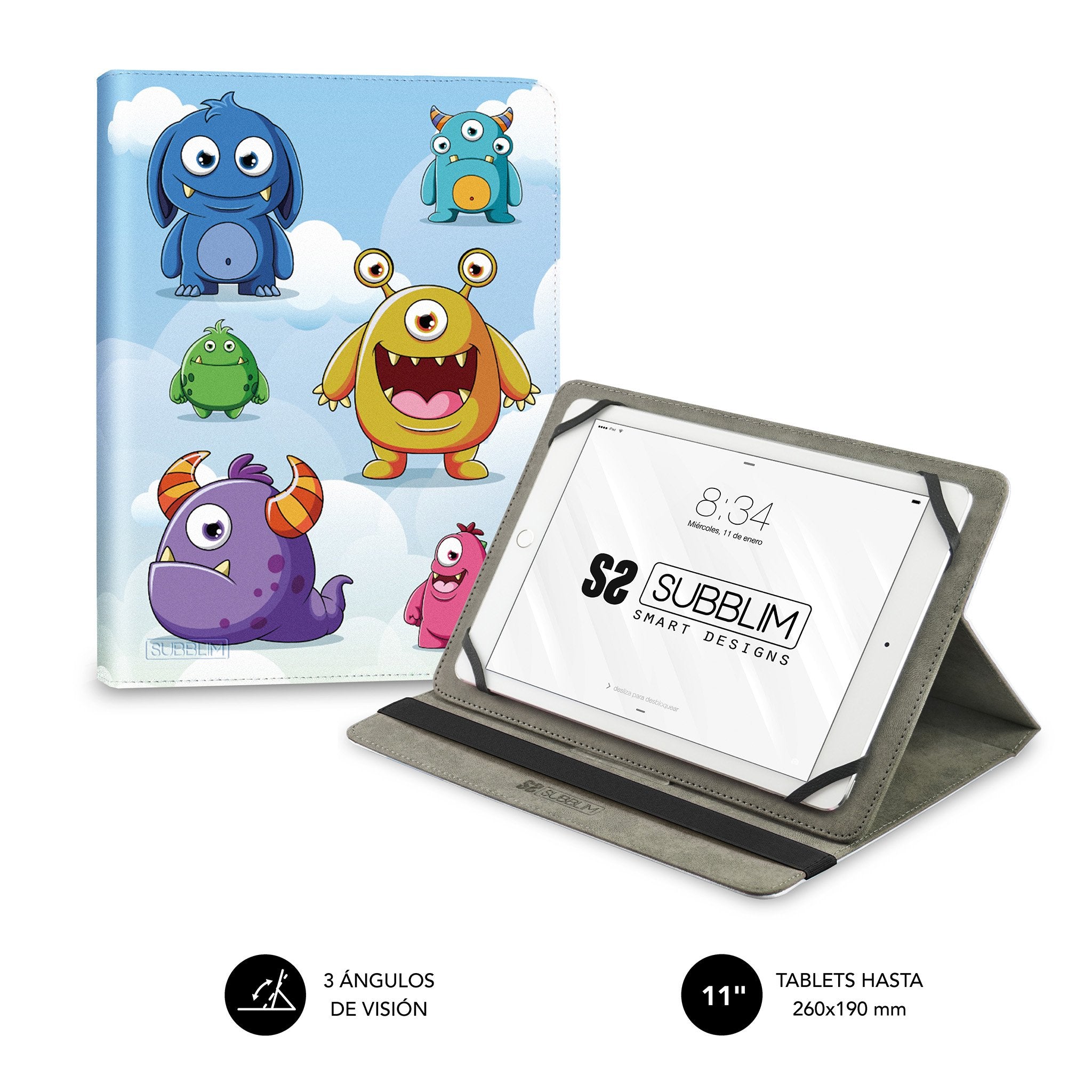 EAN 8436586742461 - SUBBLIM Trendy 27,9 cm (11") Folio Multicolor imagen 4