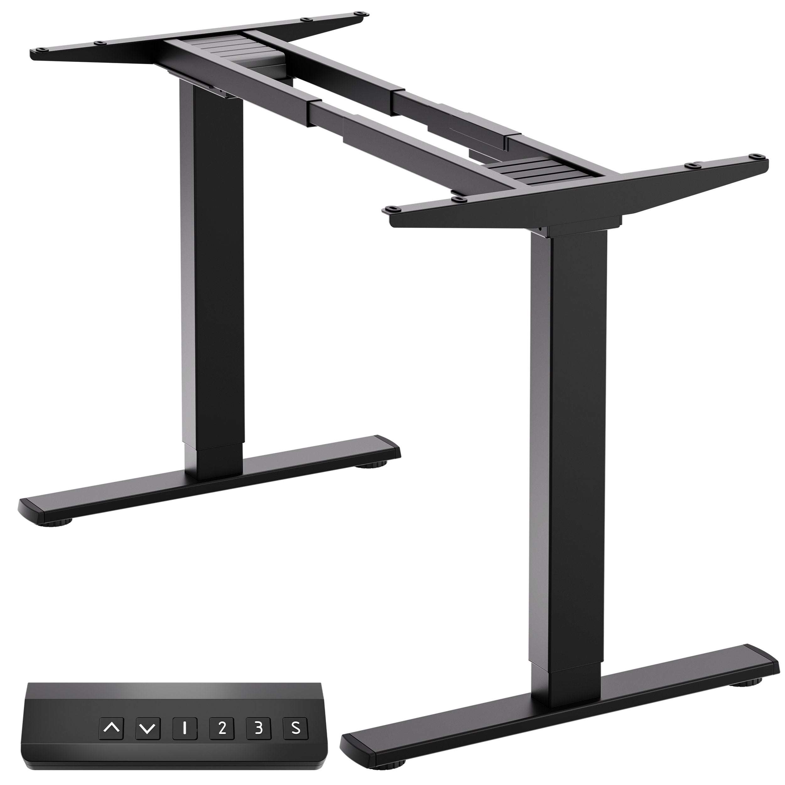 Onkron Cdf222e-B Estructura Regulable Para Escritorio Eléctrico 2 Pata(S) Negro