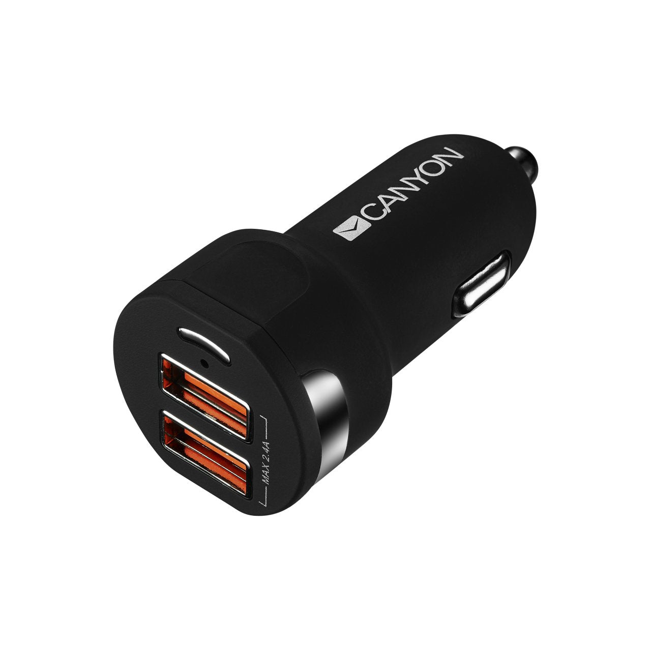 Canyon Cargador Para Coche 2port 2.4a,2xusb-A Negro