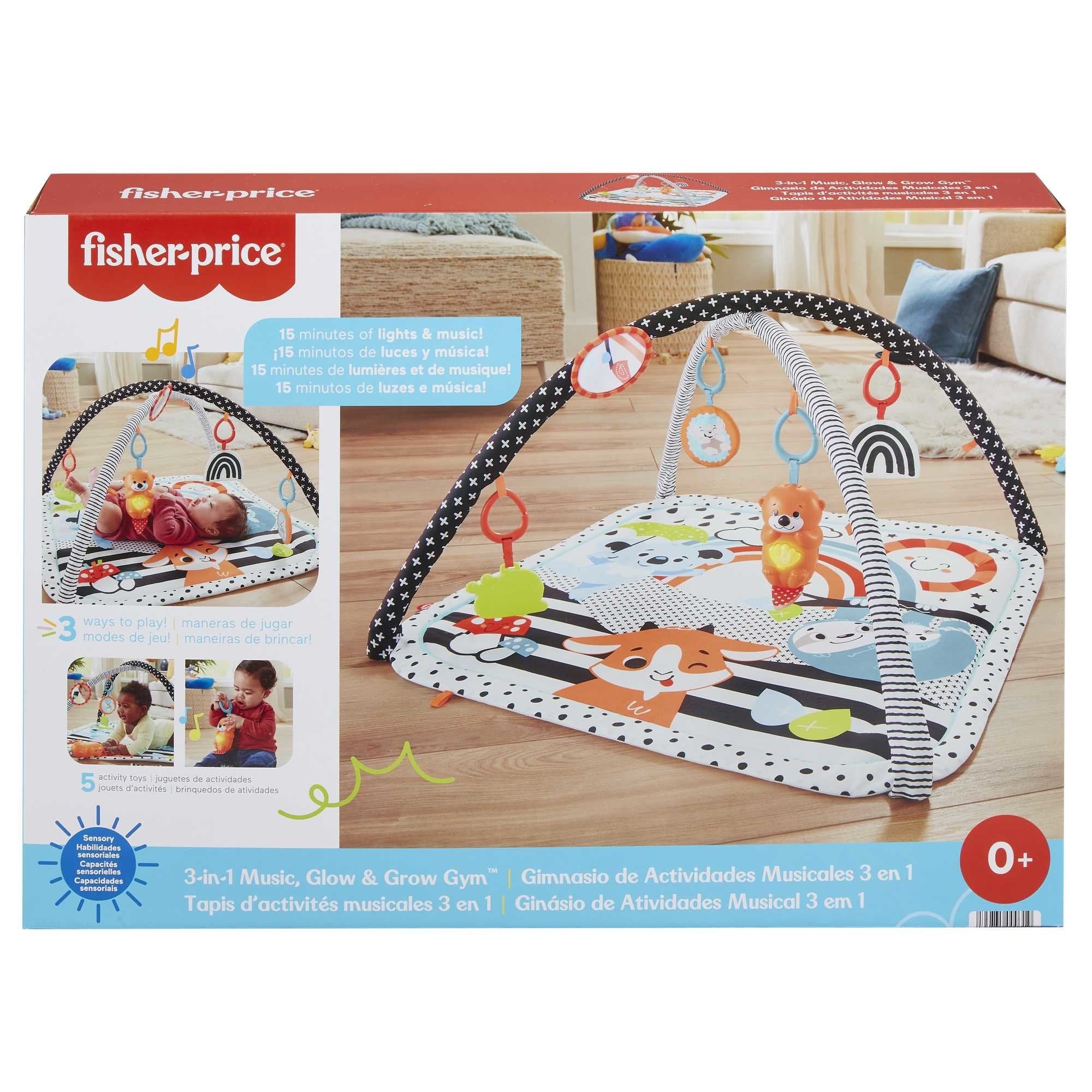 Manta De Juegos Fisher-Price Animal Lovers Contrast Play Mat Play