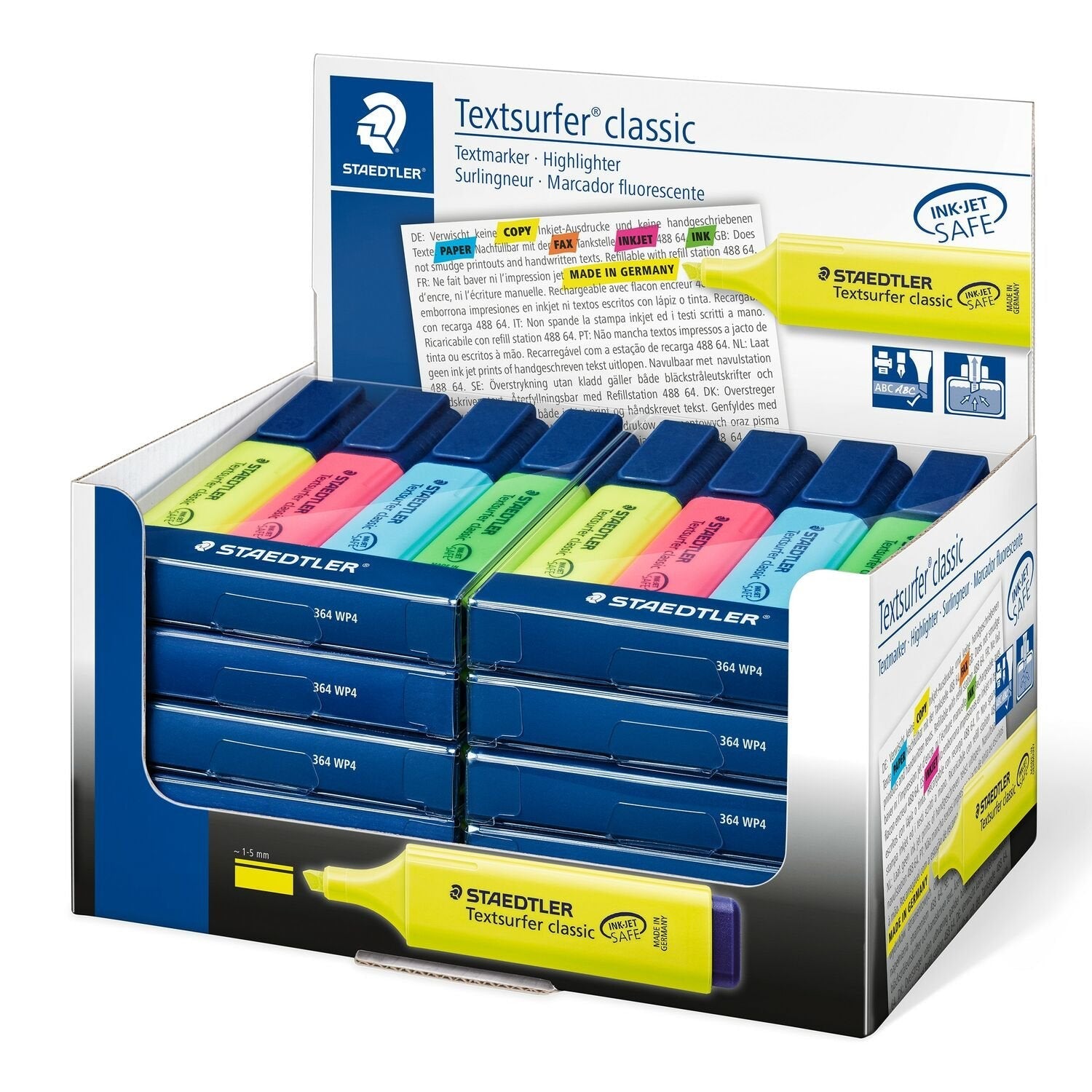 Staedtler Marcador Textsurfer Clas 4pcs Estuche