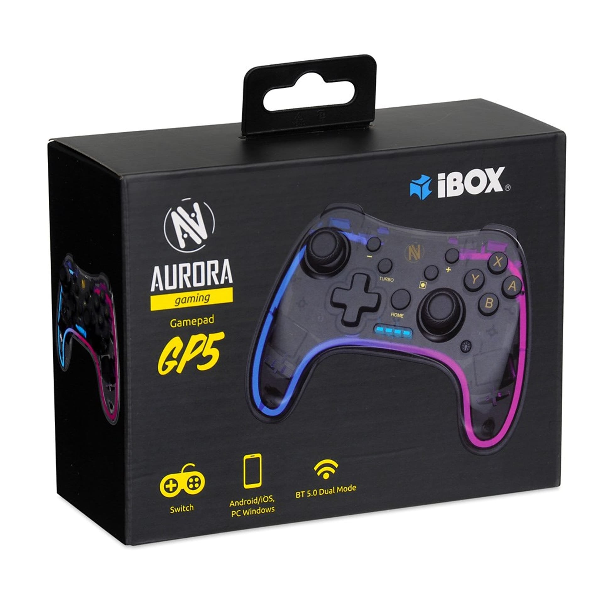 EAN 5903968681166 - iBox IGP5 mando y volante Negro Bluetooth Gamepad Analógico/Digital Android, Nintendo Switch, Nintendo Sw imagen 10