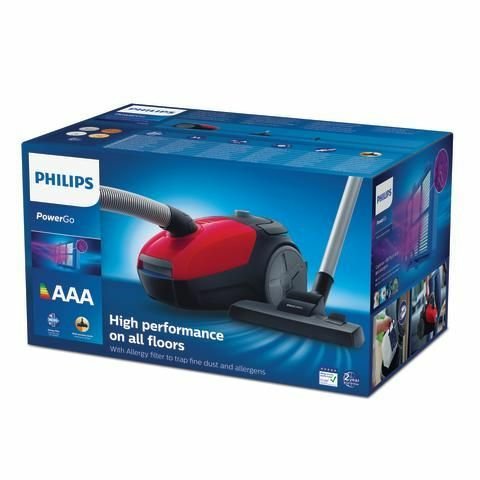 EAN 8710103807438 - Philips 2000 series FC8243/09 aspiradora 3 L Aspiradora cilíndrica Secar 900 W Bolsa para el polvo imagen 2