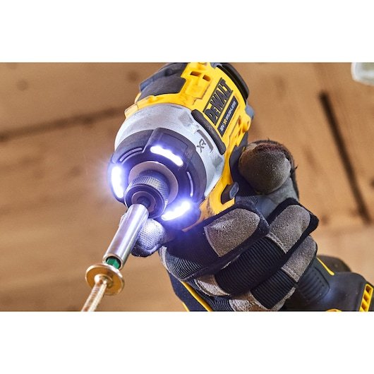 Destornillador Dewalt Dcf860n-Xj Eléctrico Y Llave De Impacto 3800 Rpm Negro, Amarillo