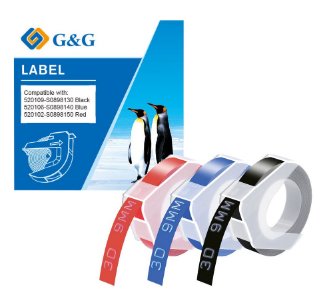 EAN 6941881238431 - G&G 20623 etiqueta de impresora Negro, Rojo, Azul imagen 1