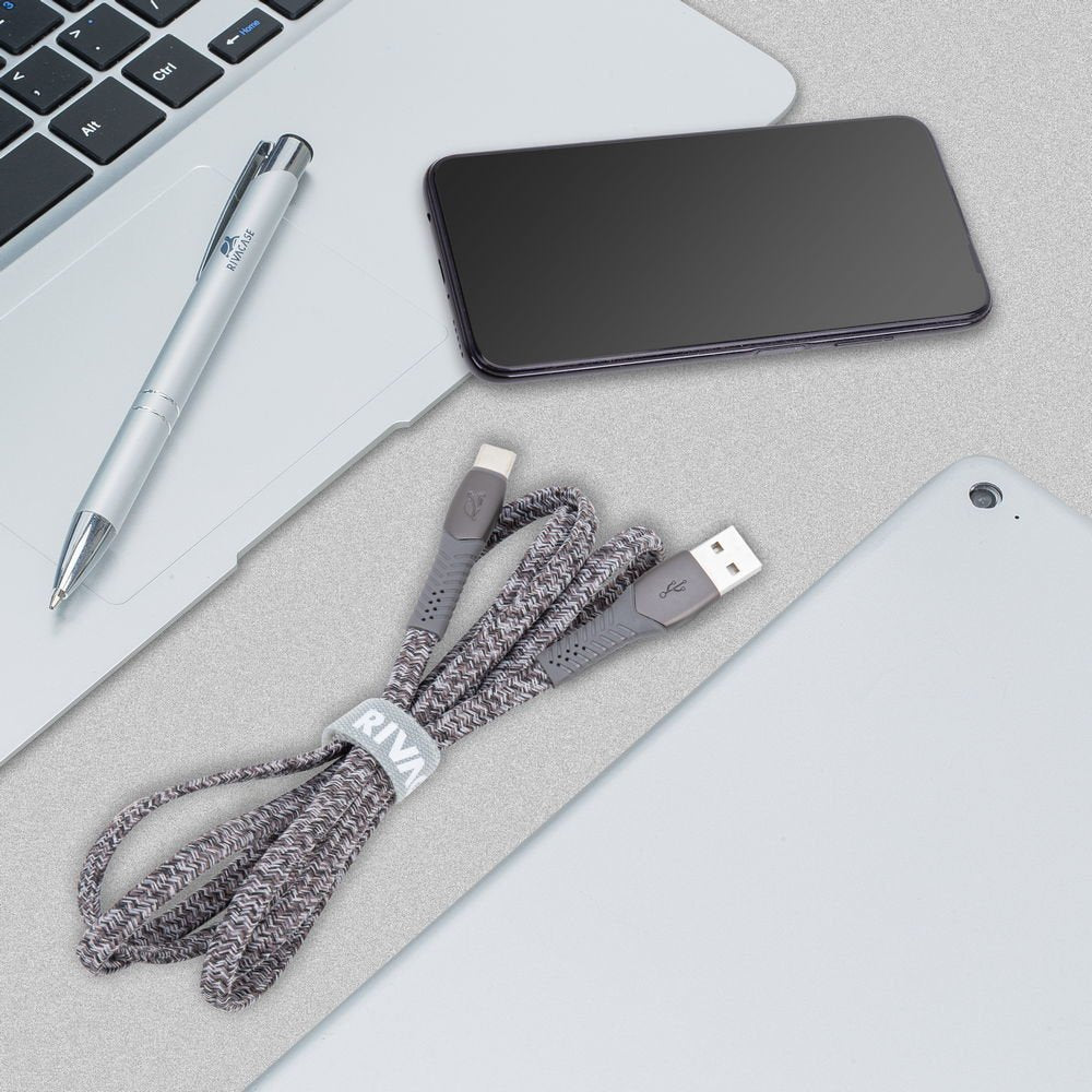 EAN 4260403575956 - Rivacase PS 6102 GR12 cable USB USB 2.0 1,2 m USB C USB A Gris imagen 5