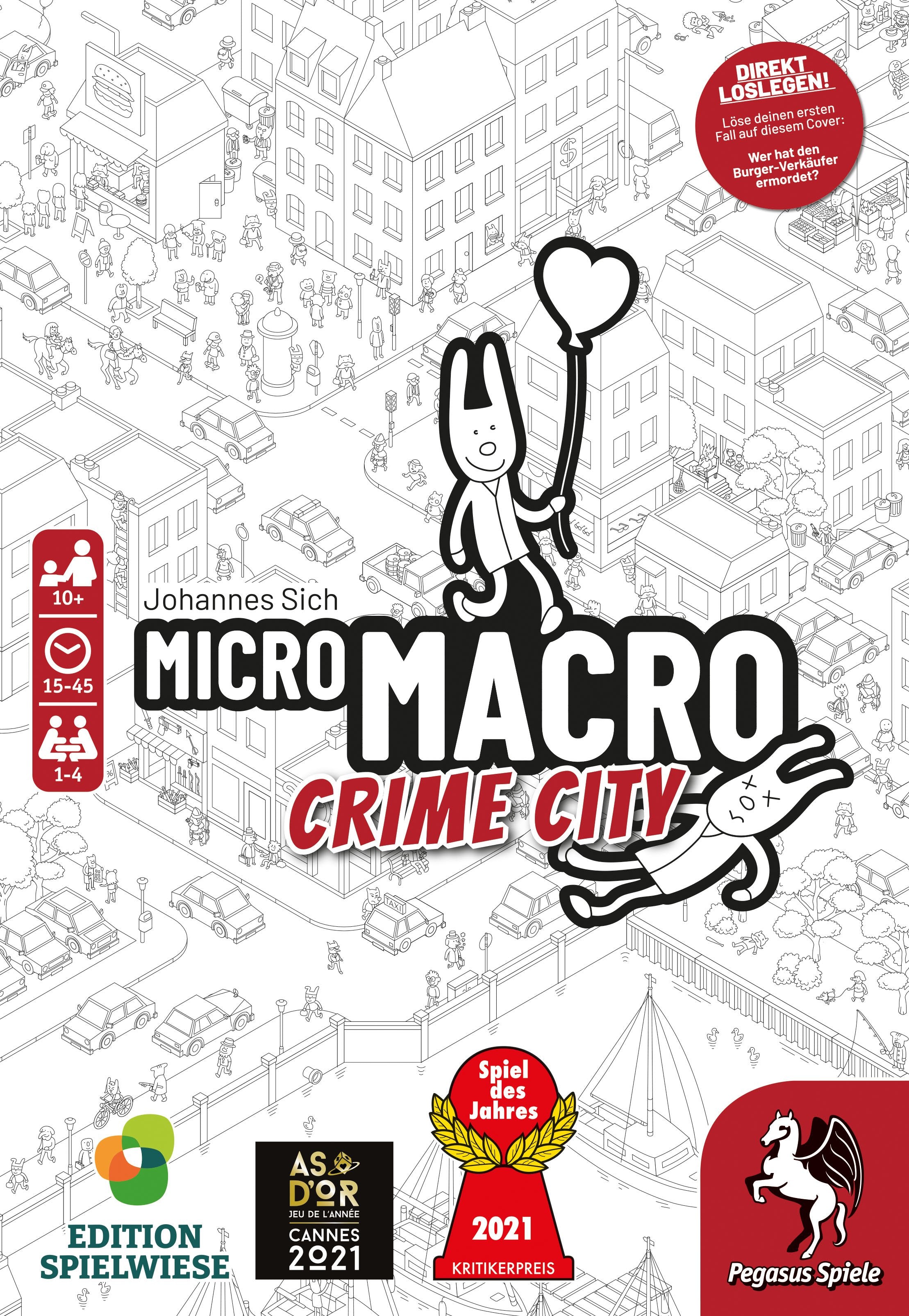 Pegasus Micromacro: Crime City, Game Game De 2021 59060g