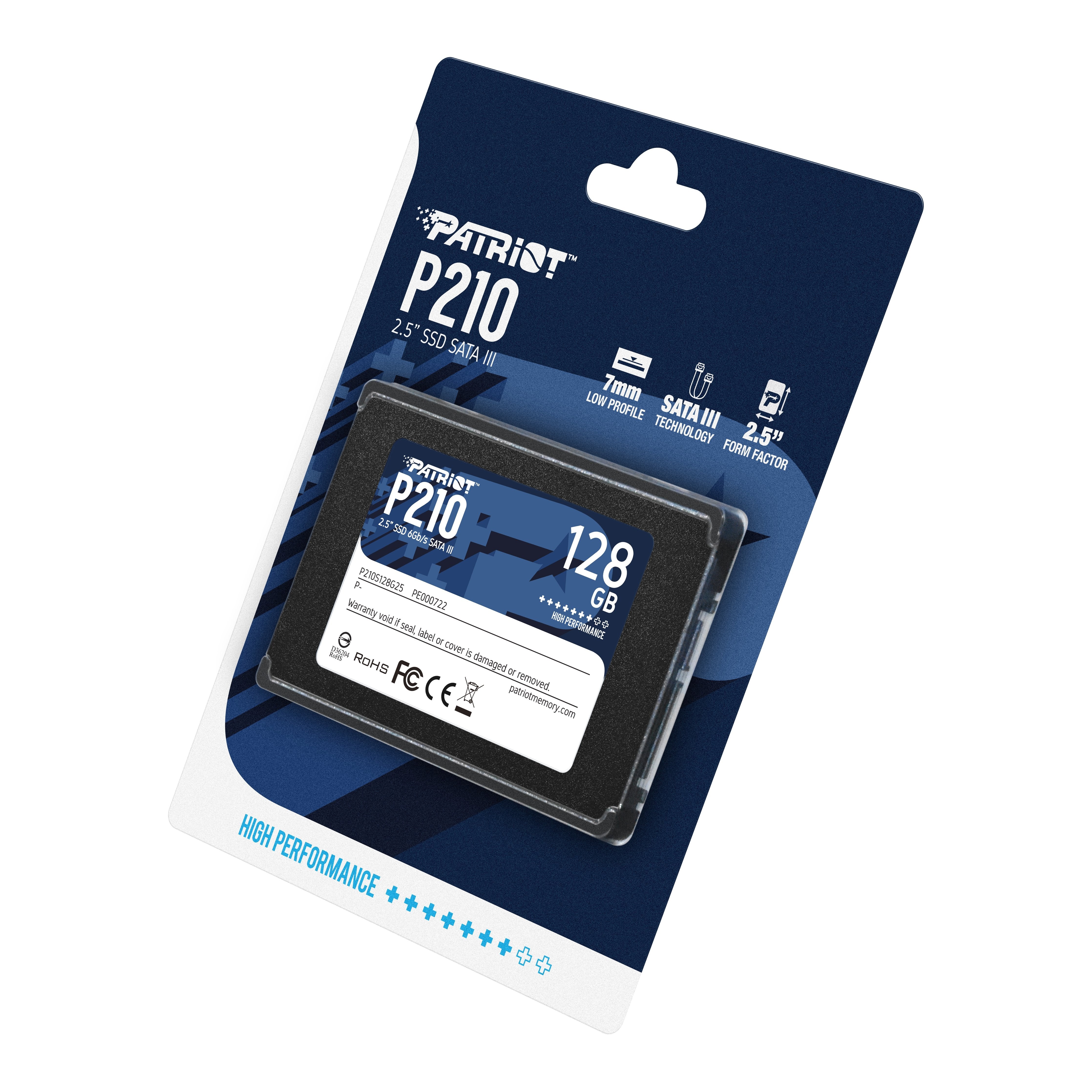 EAN 0814914026847 - Patriot Memory P210 128 GB 2.5" Serial ATA III imagen 6