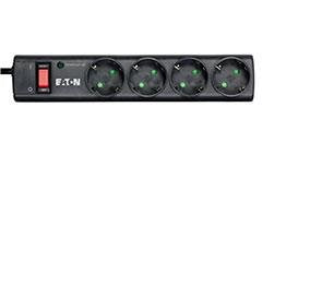 Regleta Eaton Ps4d, 4 Salidas Ac, Tipo F, 220 - 250 V, 50/60 Hz, 10 A, 2500 W