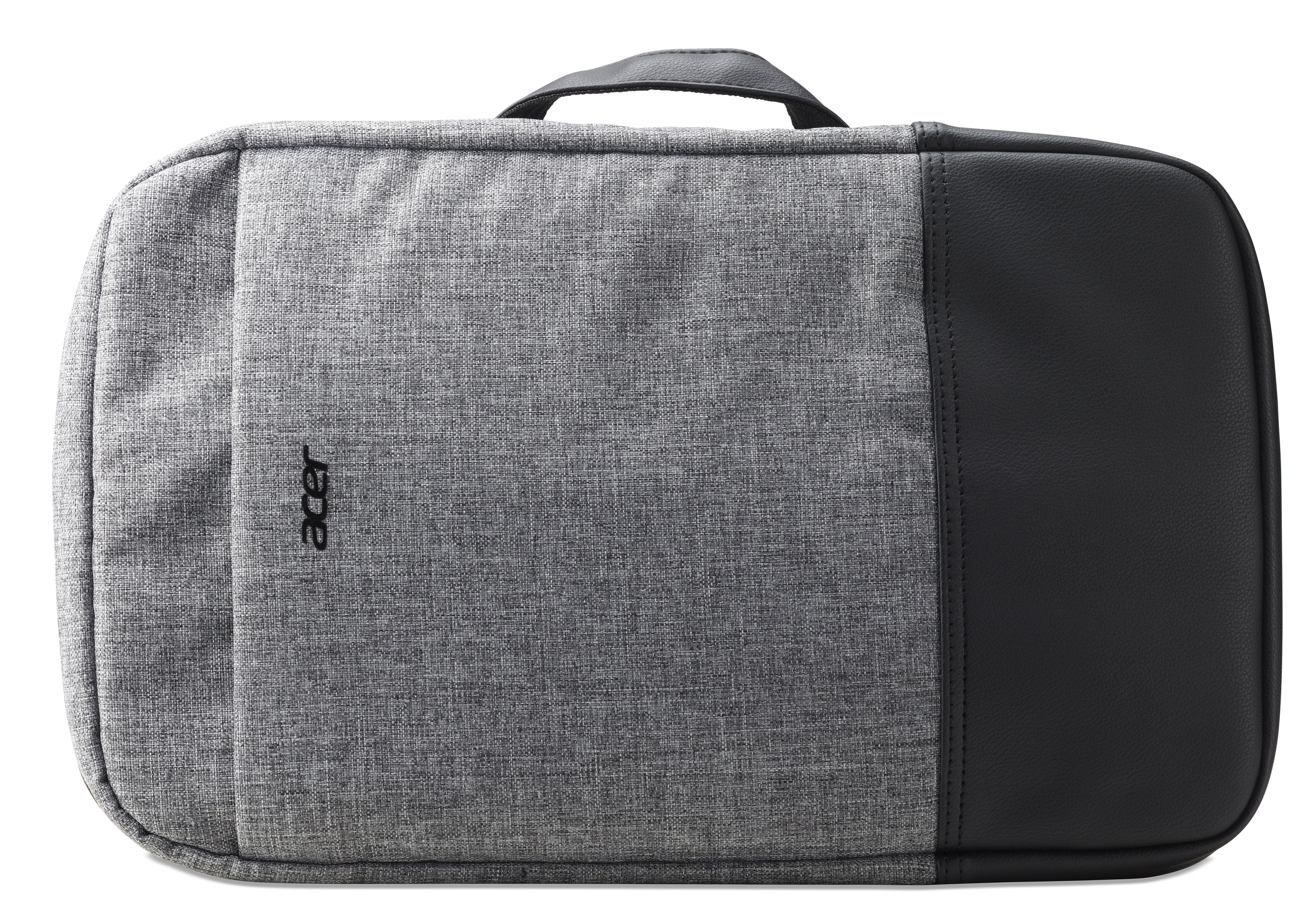 EAN 0191114617120 - Acer NP.BAG1A.289 maletines para portátil 35,6 cm (14") Mochila Negro, Gris imagen 4