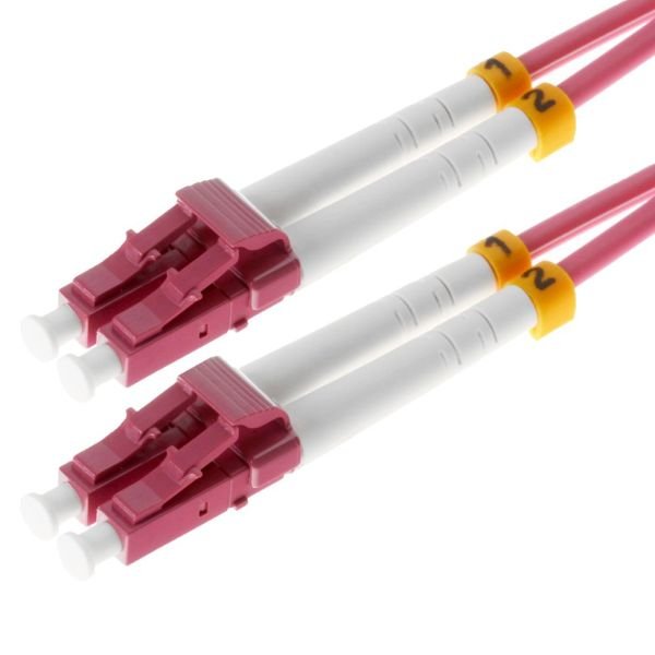 Helos Lwl Cable De Red Lc/Lc Duplex 50/125?M Om4 Erikavioletat 3,0m