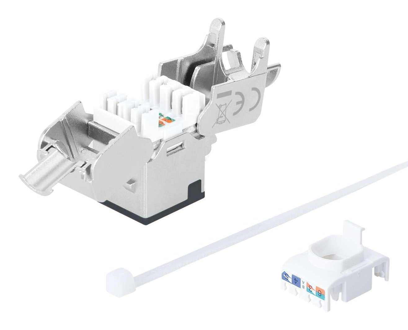 Intellinet Cat6a 10g Mp Keymone-Modul Negro