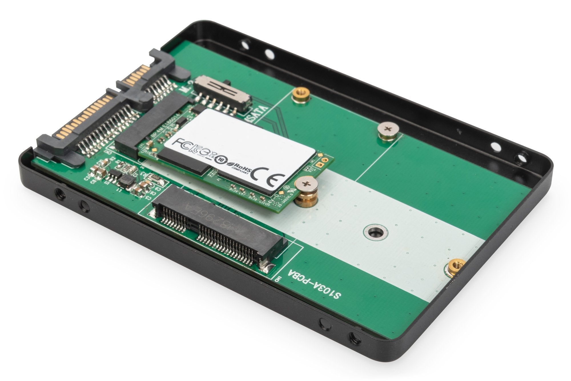 EAN 4016032457688 - Digitus DA-71118 caja para disco duro externo Caja externa para unidad de estado sólido (SSD) Negro 2.5" imagen 2