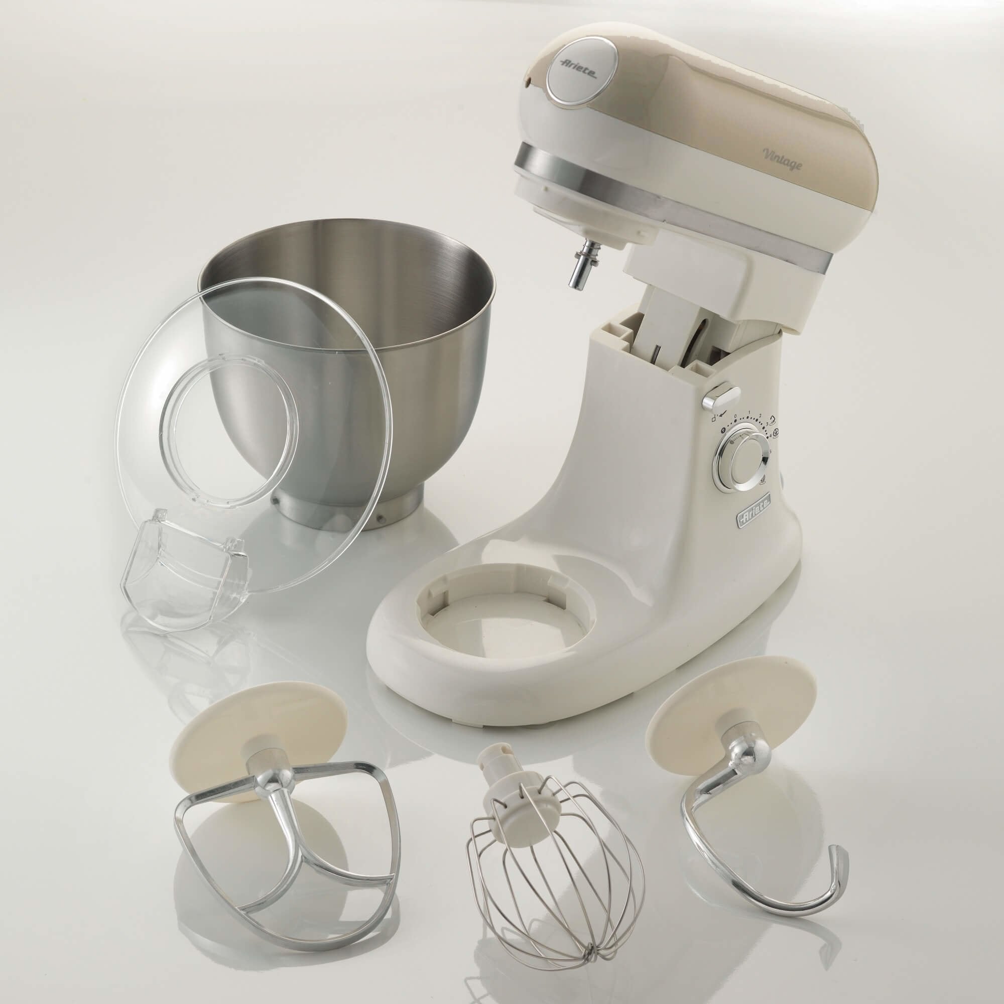 Ariete 1588 Robot De Cocina 5,5 L Beige, Blanco 2400 W