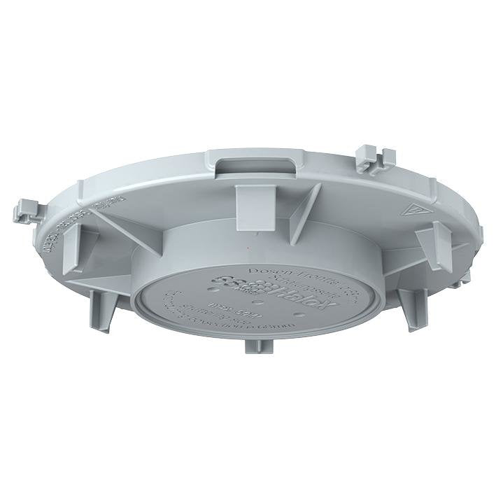 Kaiser Einbaugehuse, Halox 100 1281-01 Frontteil Auslass 68mm F.Ortbeton