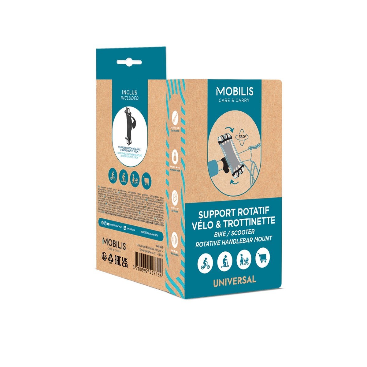 EAN 3700992527154 - Mobilis 001353 soporte Soporte pasivo Ordenador portátil, Teléfono móvil/smartphone Negro imagen 2