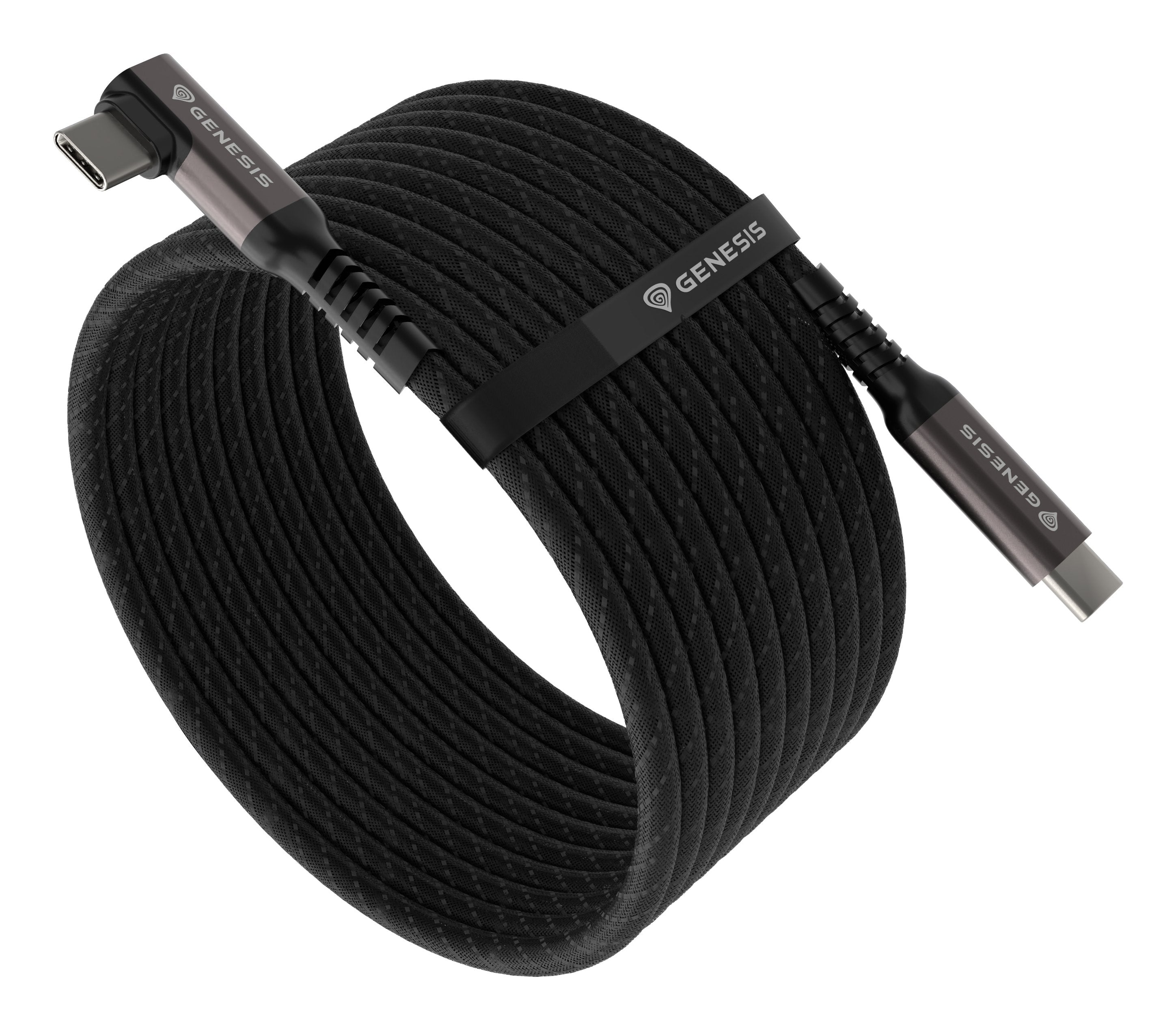 EAN 5901969445329 - GENESIS NVC-2219 cable USB USB 3.2 Gen 2 (3.1 Gen 2) 5 m USB C Negro, Gris imagen 5