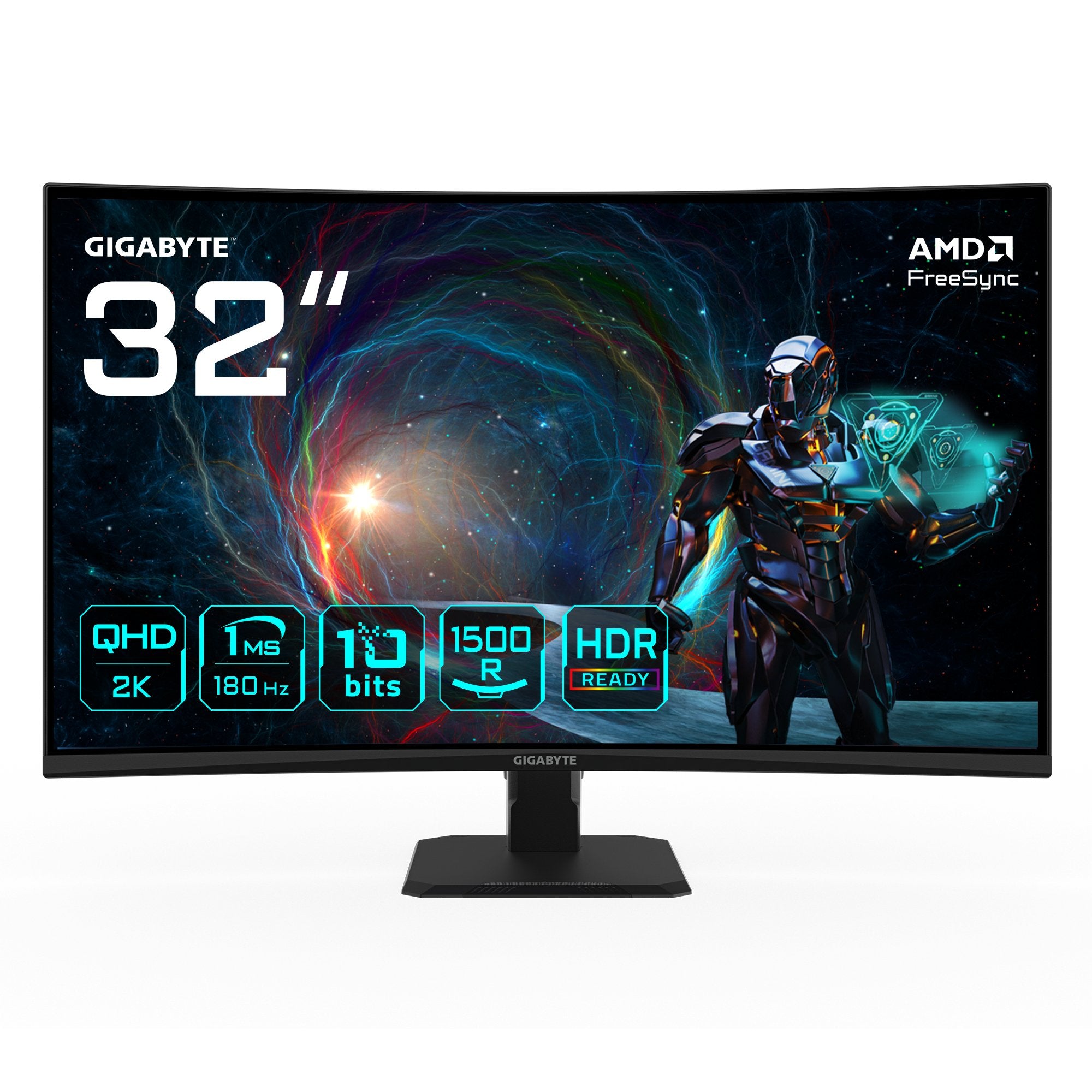 EAN 4719331863531 - GIGABYTE GS32QCA pantalla para PC 80 cm (31.5") 2560 x 1440 Pixeles Quad HD LED Negro imagen 1
