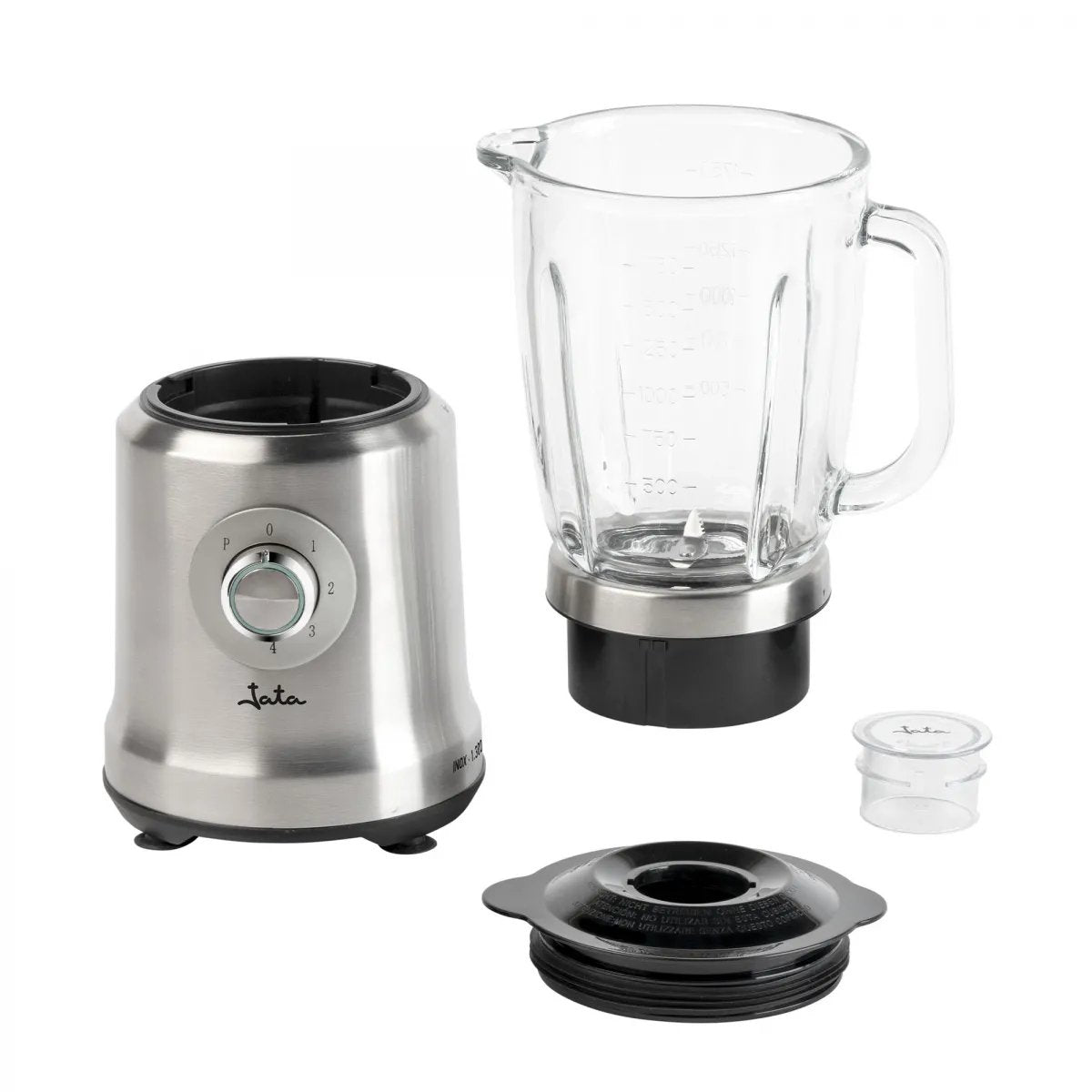 EAN 8421078037705 - JATA JEBT1241 licuadora 1,75 L Batidora de vaso 1200 W Metálico, Transparente imagen 2