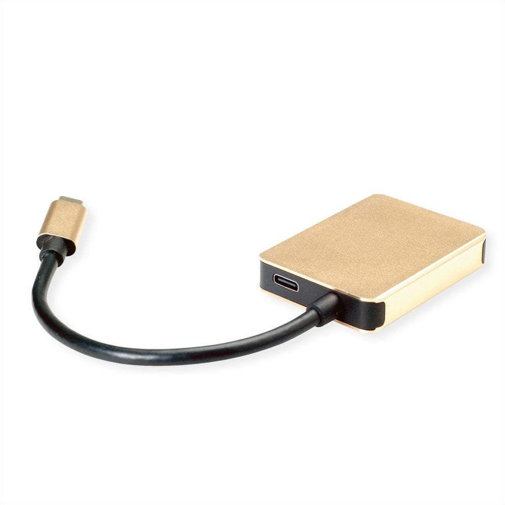 Roline Gold Usb Typ C Dockingstation, Hdmi 4k, 2x Usb 3.2 Gen 1, 1x Pd
