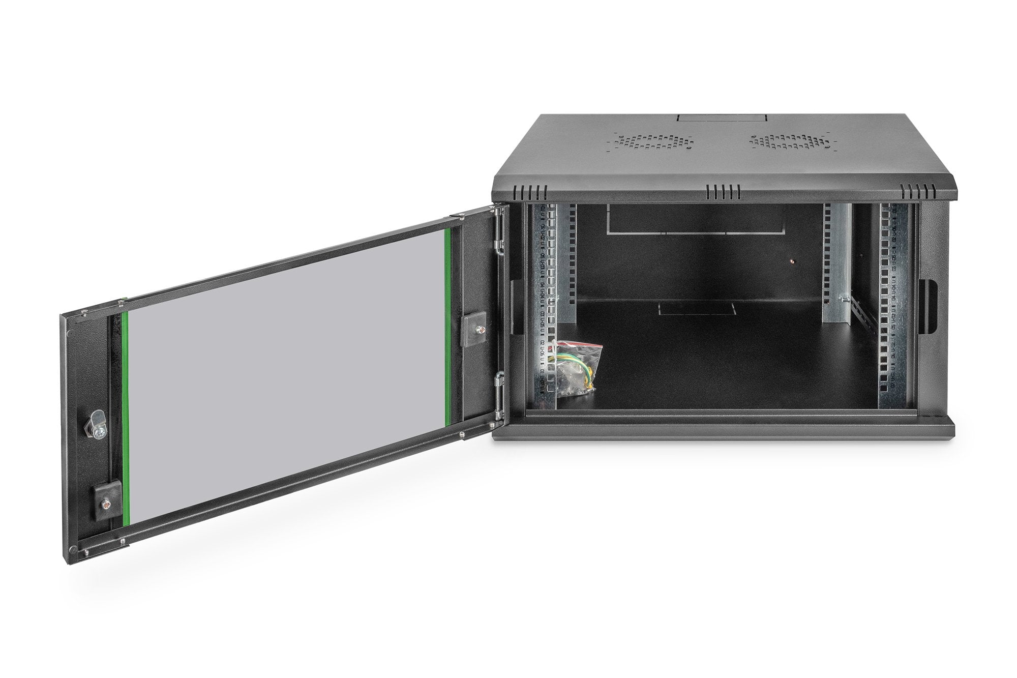 Digitus Carcasa De Pared De La Serie Dynamic Basic - 600 X 450 Mm (An. X Pr.), Armario It Negro, Bastidor De Pared, 7u, 60 Kg, Bloqueo Del Teclado, 24 Kg, Negro