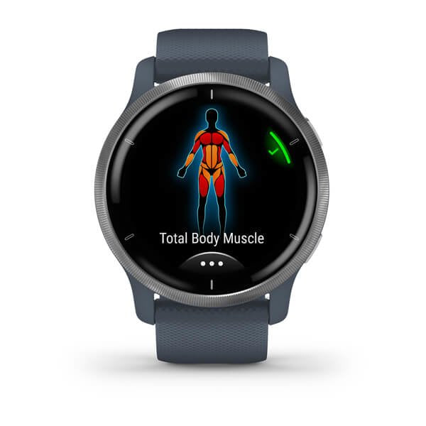 Smartwatch Garmin Venu 2 Azul Granito Plata
