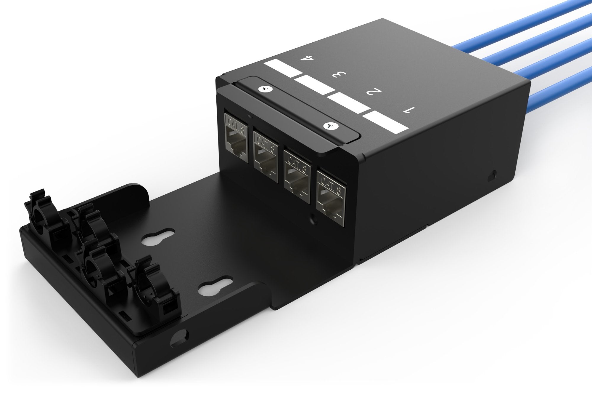 EAN 4016032497509 - Digitus DN-93708-4 caja de conexiones de red Negro imagen 2